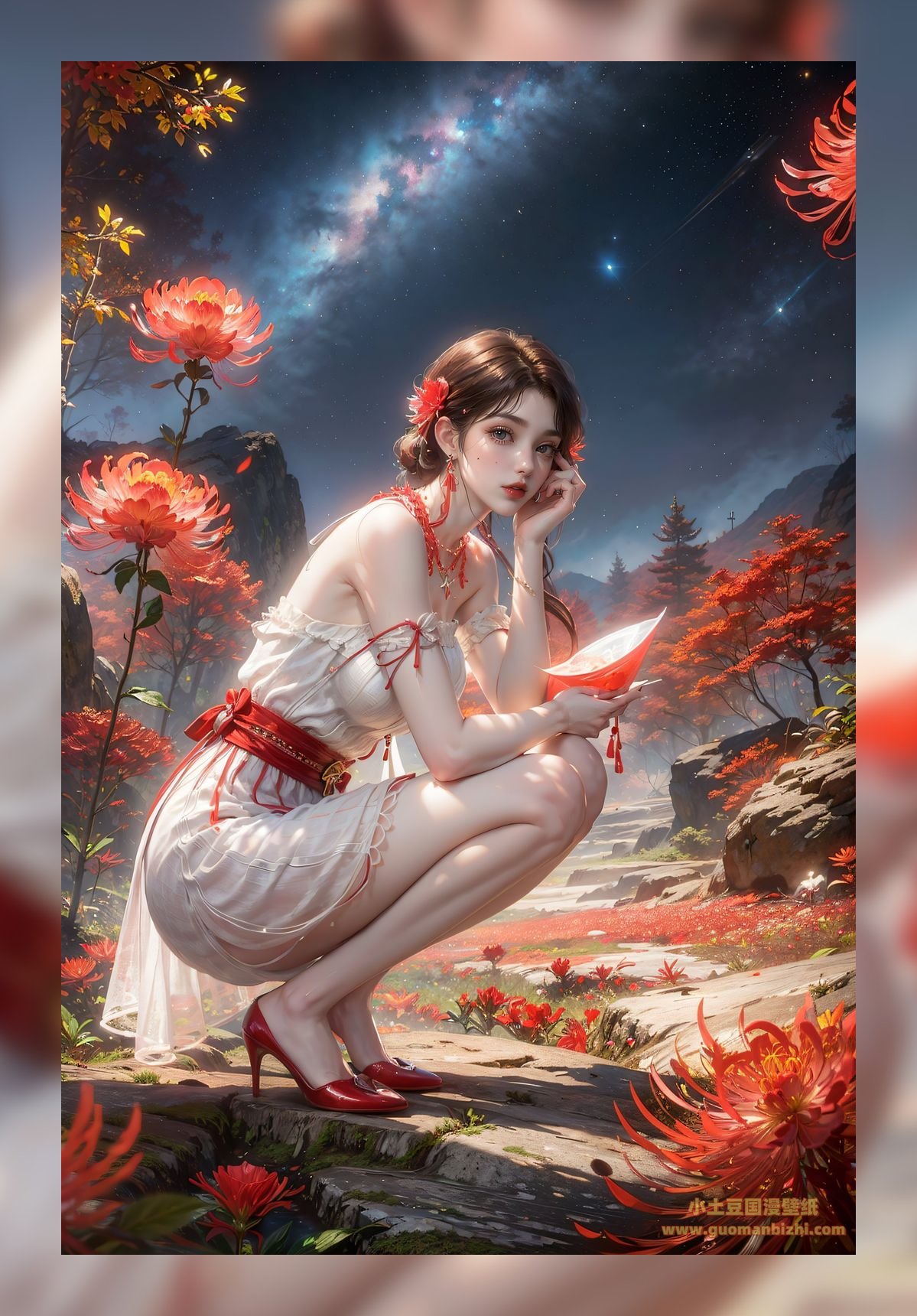 优秀作品ai绘画完美世界火灵儿高质量4k壁纸打包