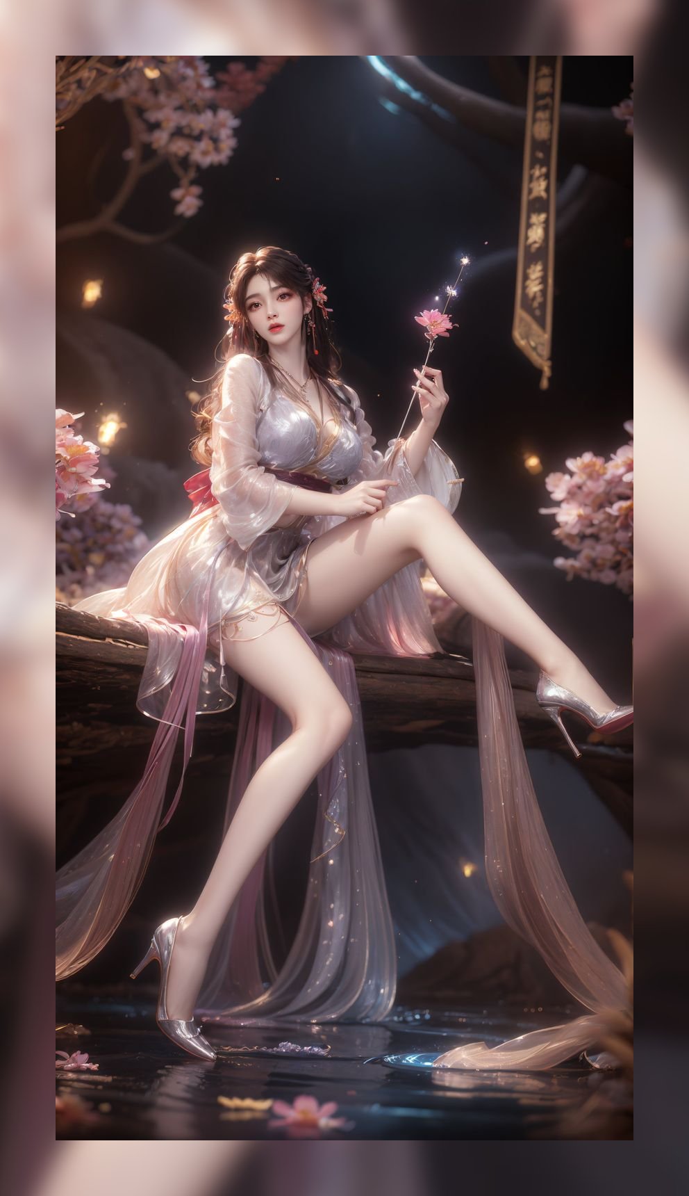 新出炉ai女神完美世界火灵儿高质量4k壁纸打包