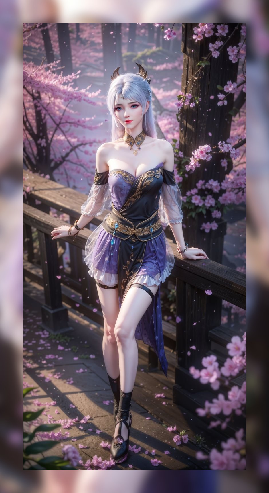 火热建模身材大主宰洛璃超清8k壁纸下载