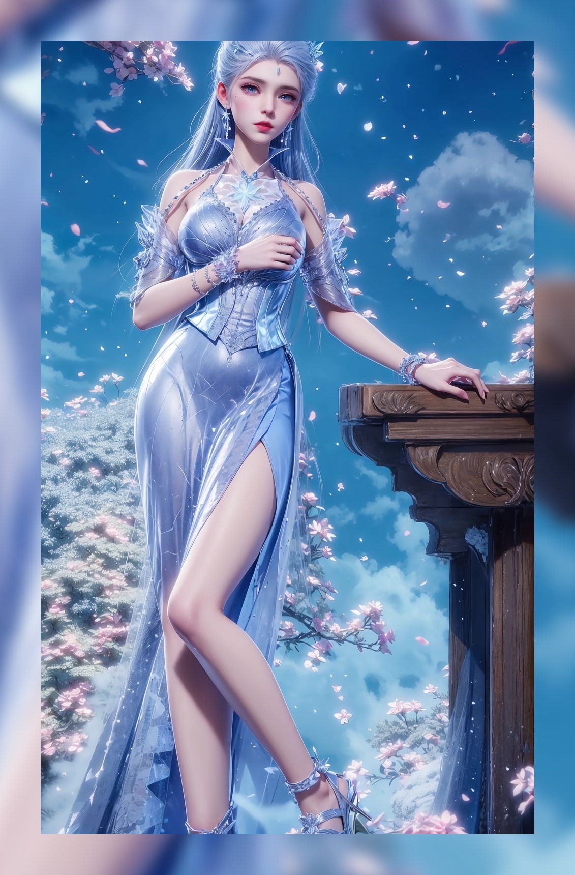 火热建模脸绝世唐门雪女高分辨率4k下载打包