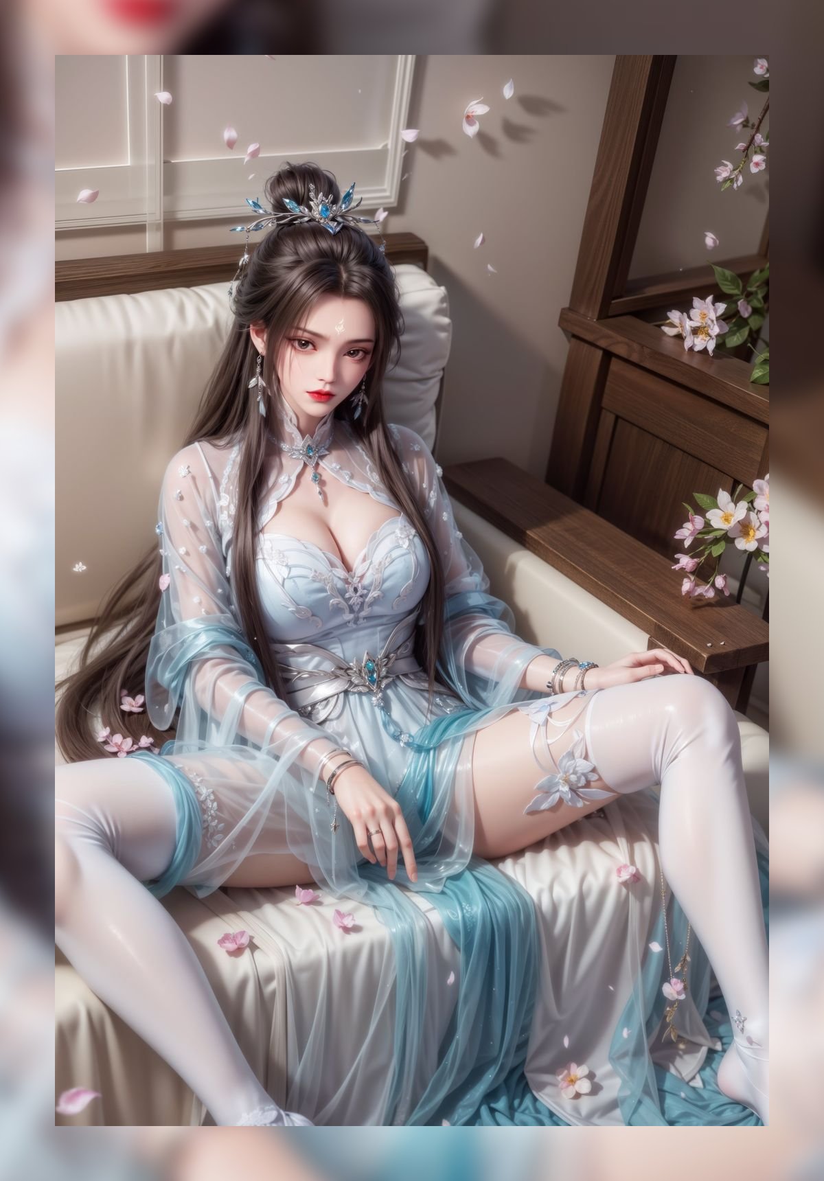 高品质ai生成诛仙陆雪琪优质6k壁纸网盘下载