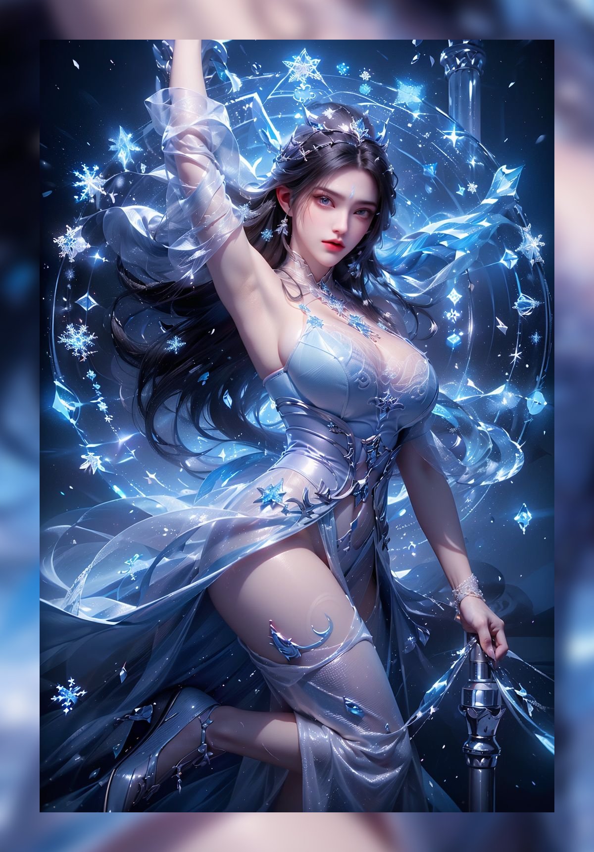 优秀的ai女生诛仙陆雪琪精美8k图包壁纸