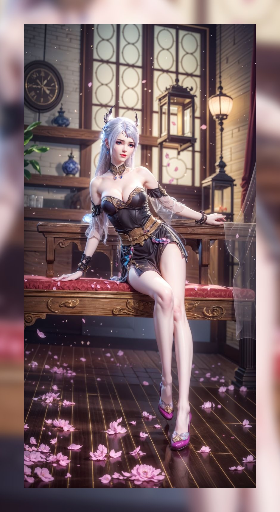 炸裂的ai生成大主宰洛璃优质4k打包壁纸