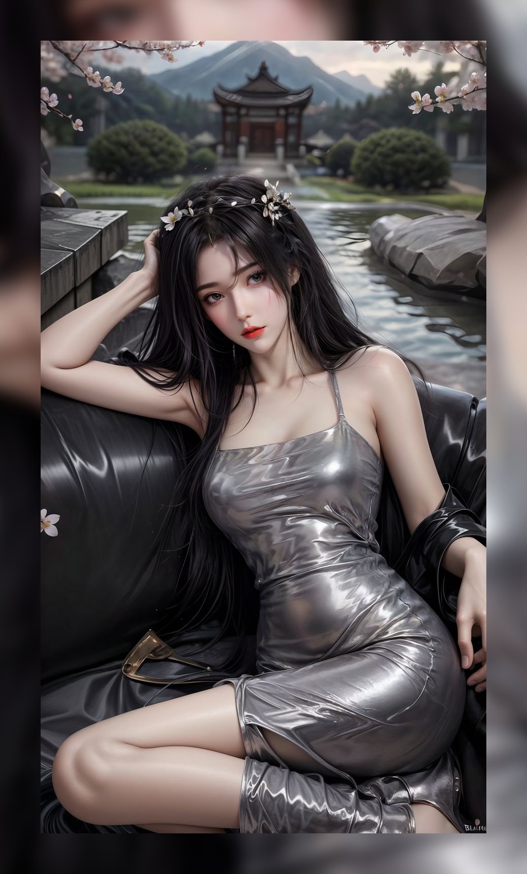 精致ai绘画完美世界柳神优质4k图包壁纸