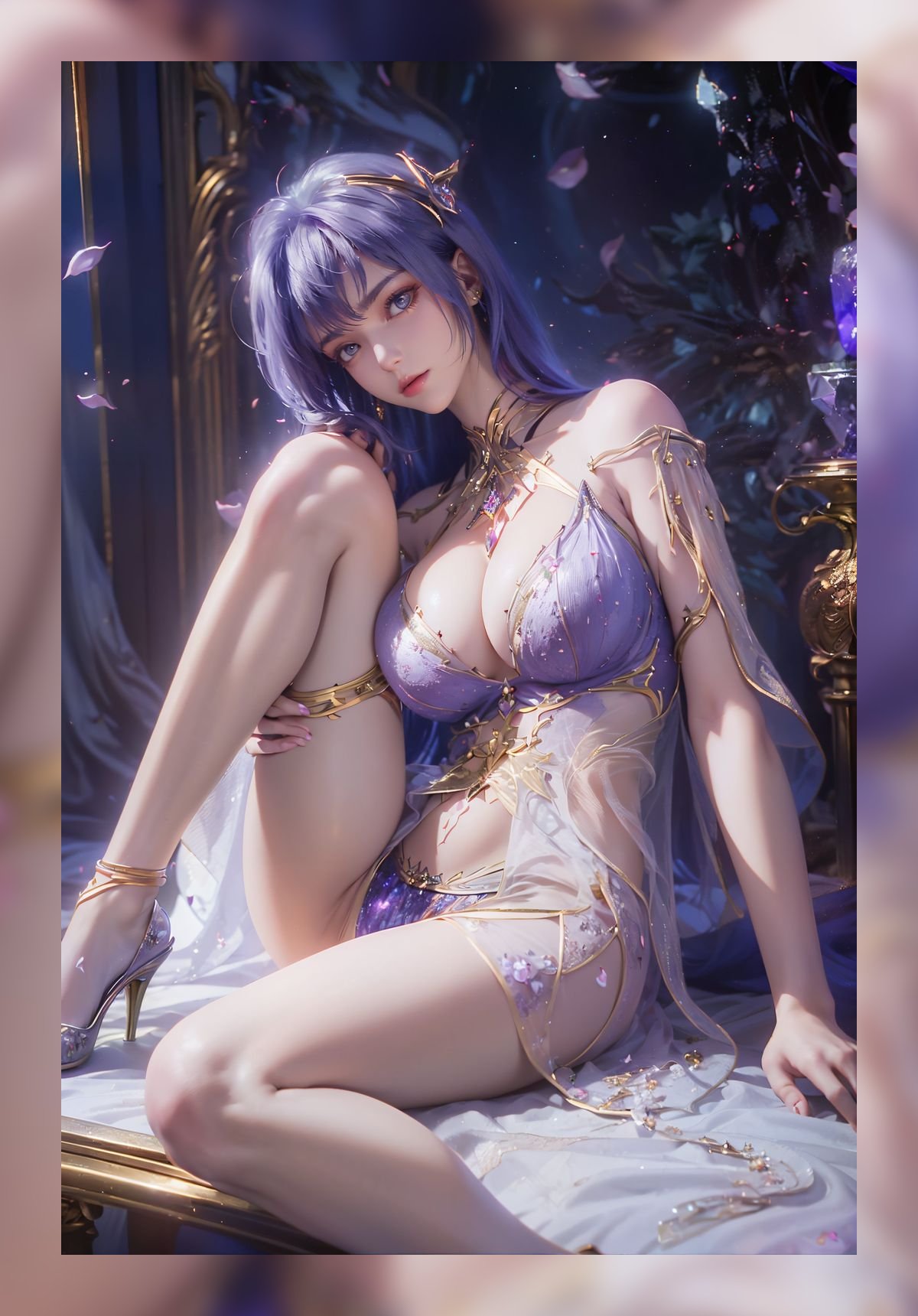 精美的ai女生神印王座圣采儿优质6k壁纸打包