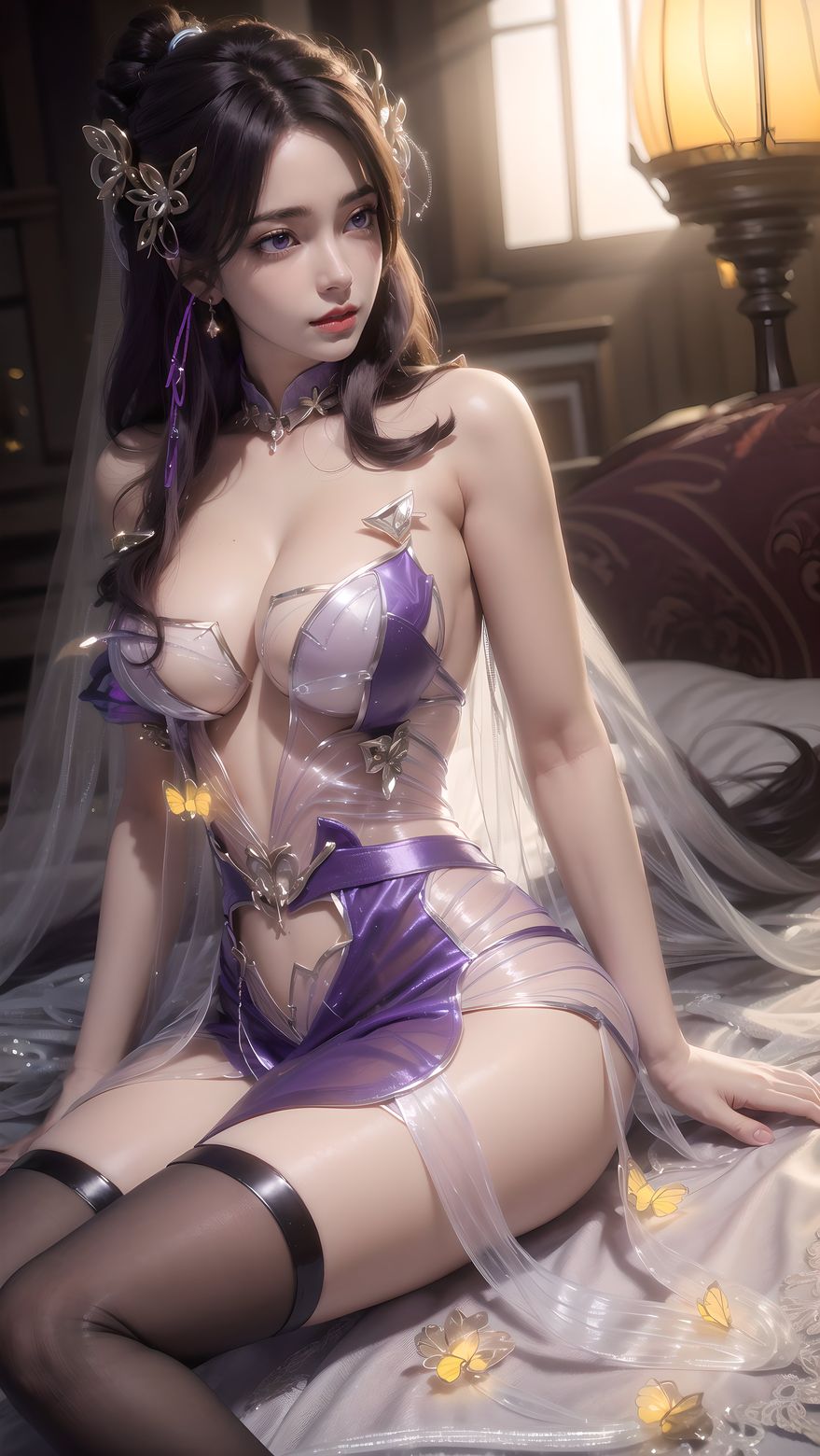 精美的ai素材完美世界云曦精美4k图包下载