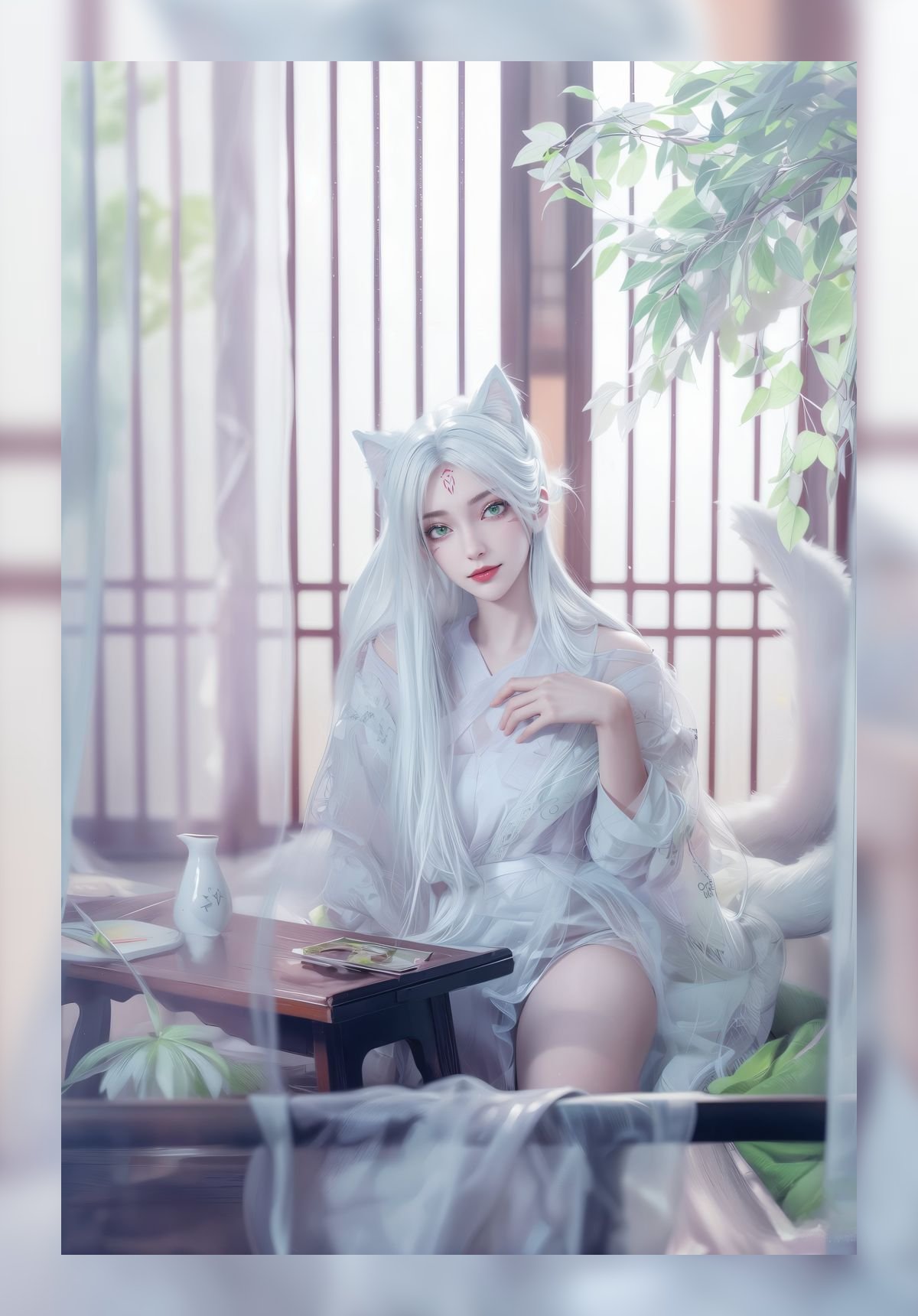 优秀作品ai女生诛仙小白精美6k图包打包