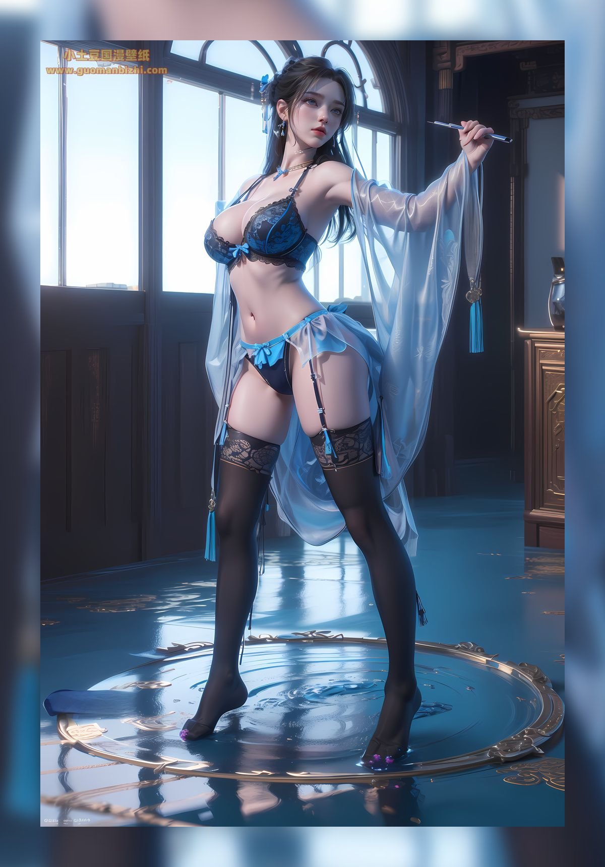 国风ai壁纸完美世界清漪高清8k打包下载