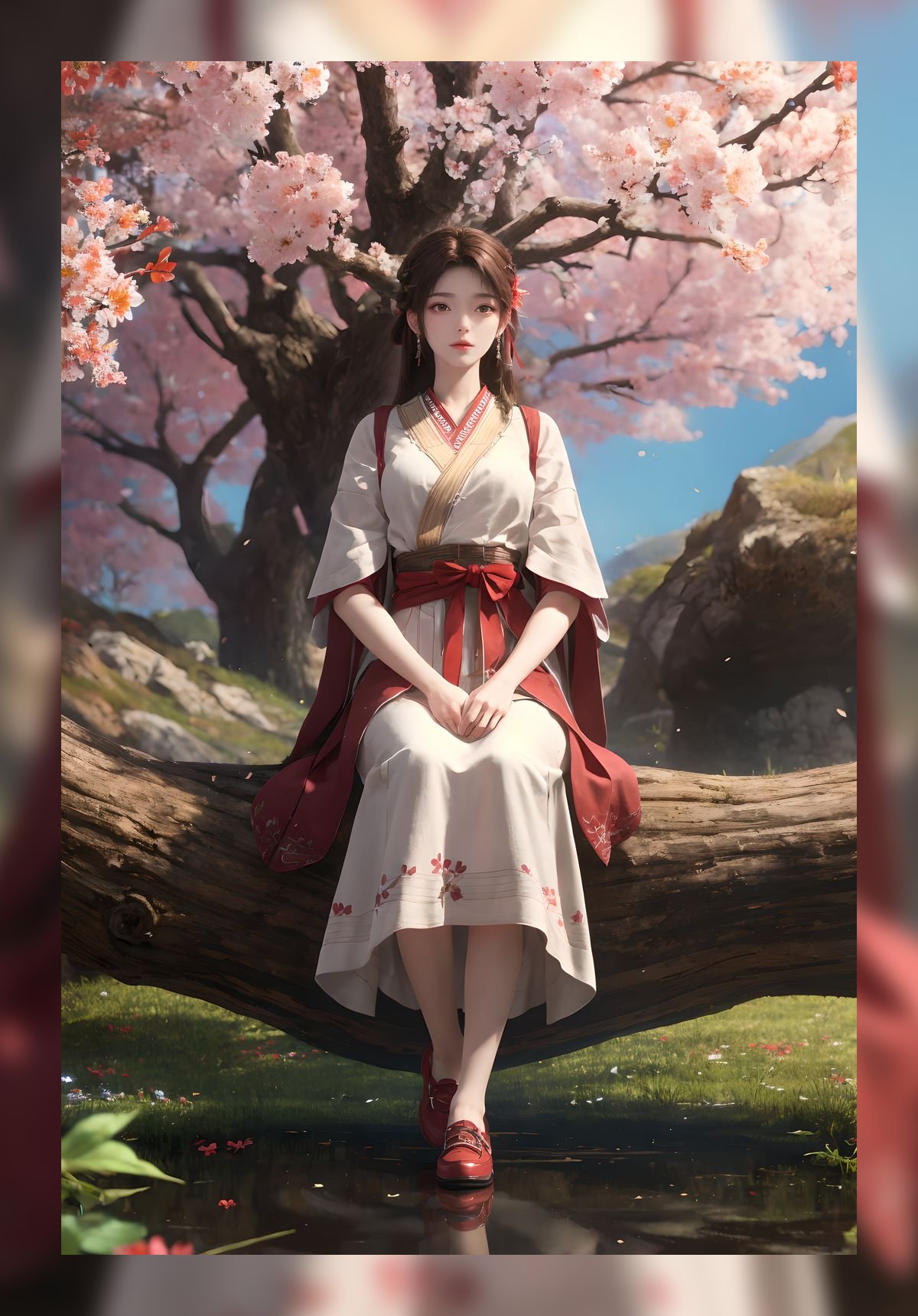 火热多场景完美世界火灵儿8k打包壁纸