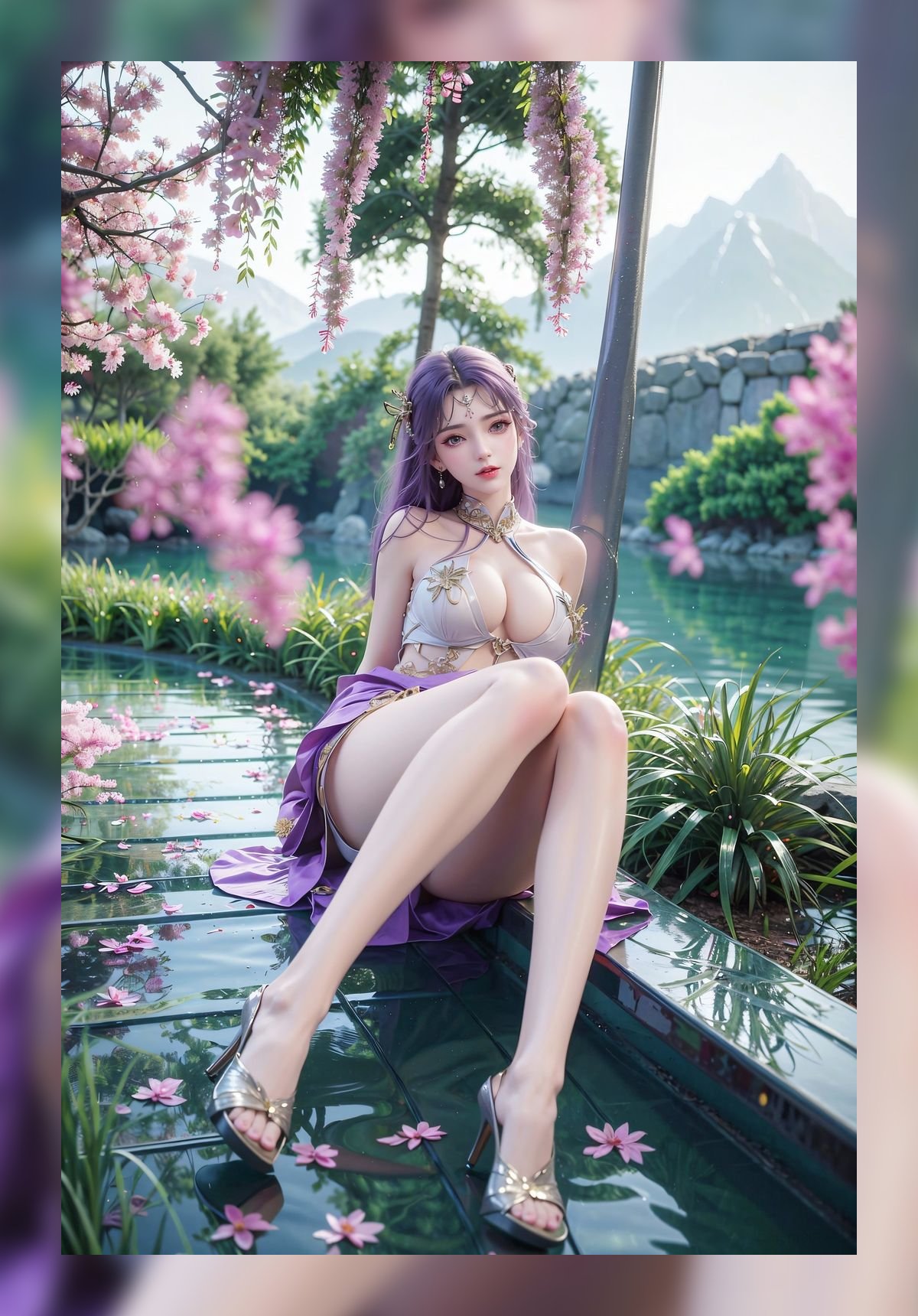 新出炉ai桌布完美世界云曦高分辨率8k壁纸下载