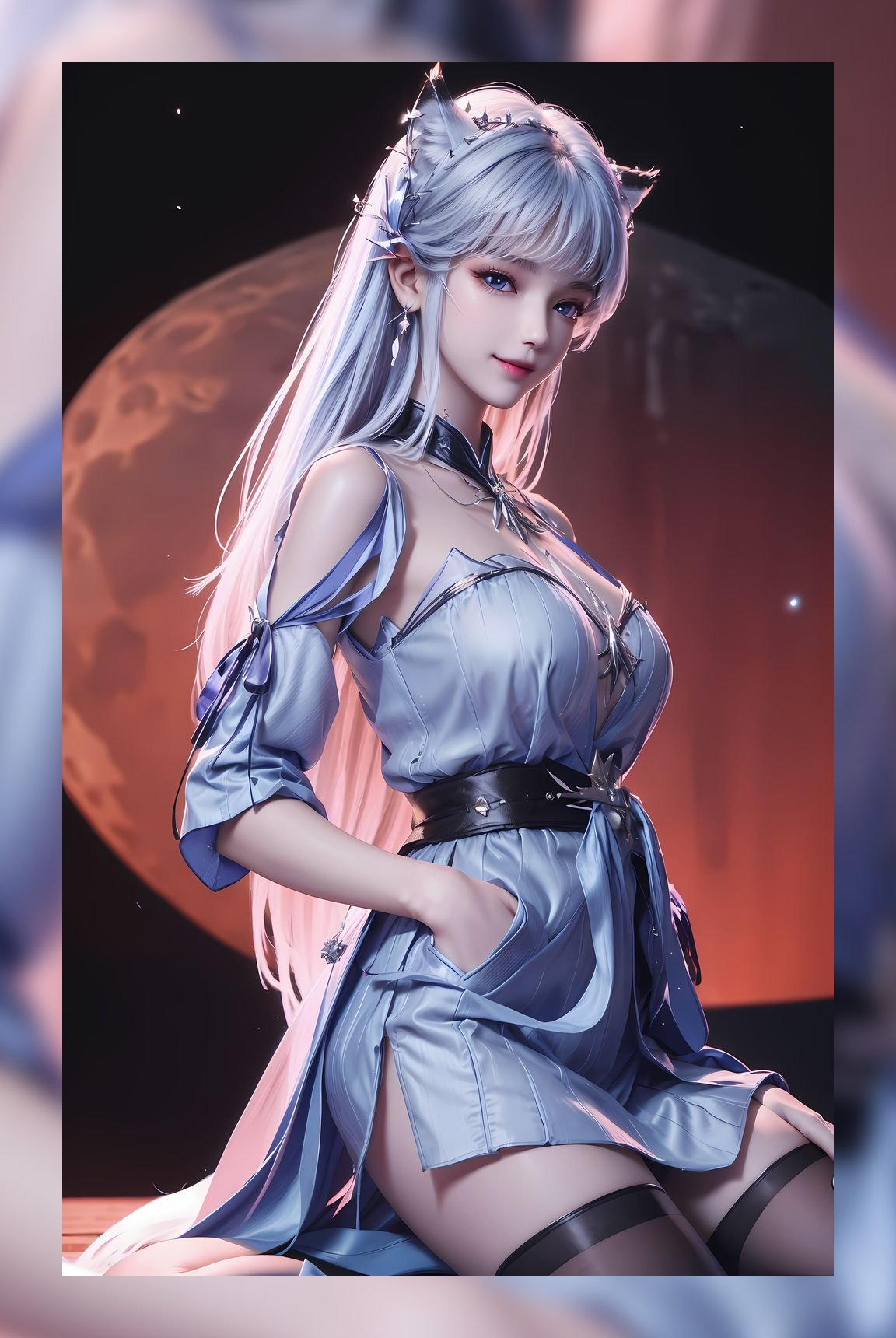 炸裂的ai美女神印王座圣采儿超清6k打包下载