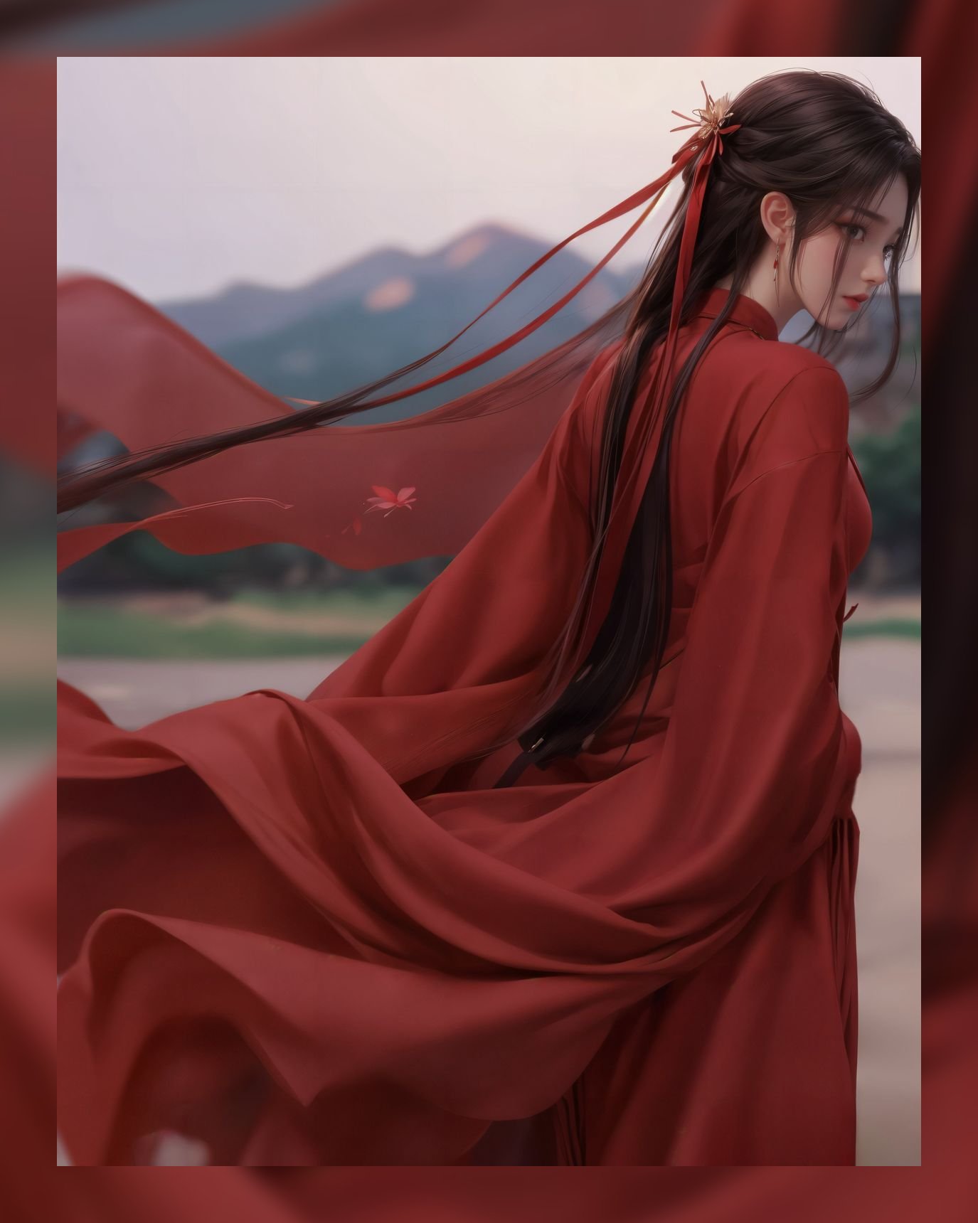 国风建模脸完美世界火灵儿8k下载打包