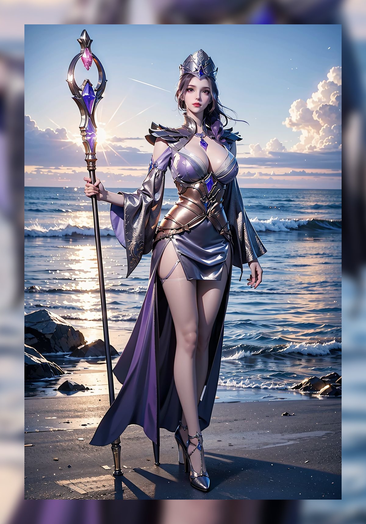 精美的建模身材斗罗大陆比比东高分辨率8k壁纸打包