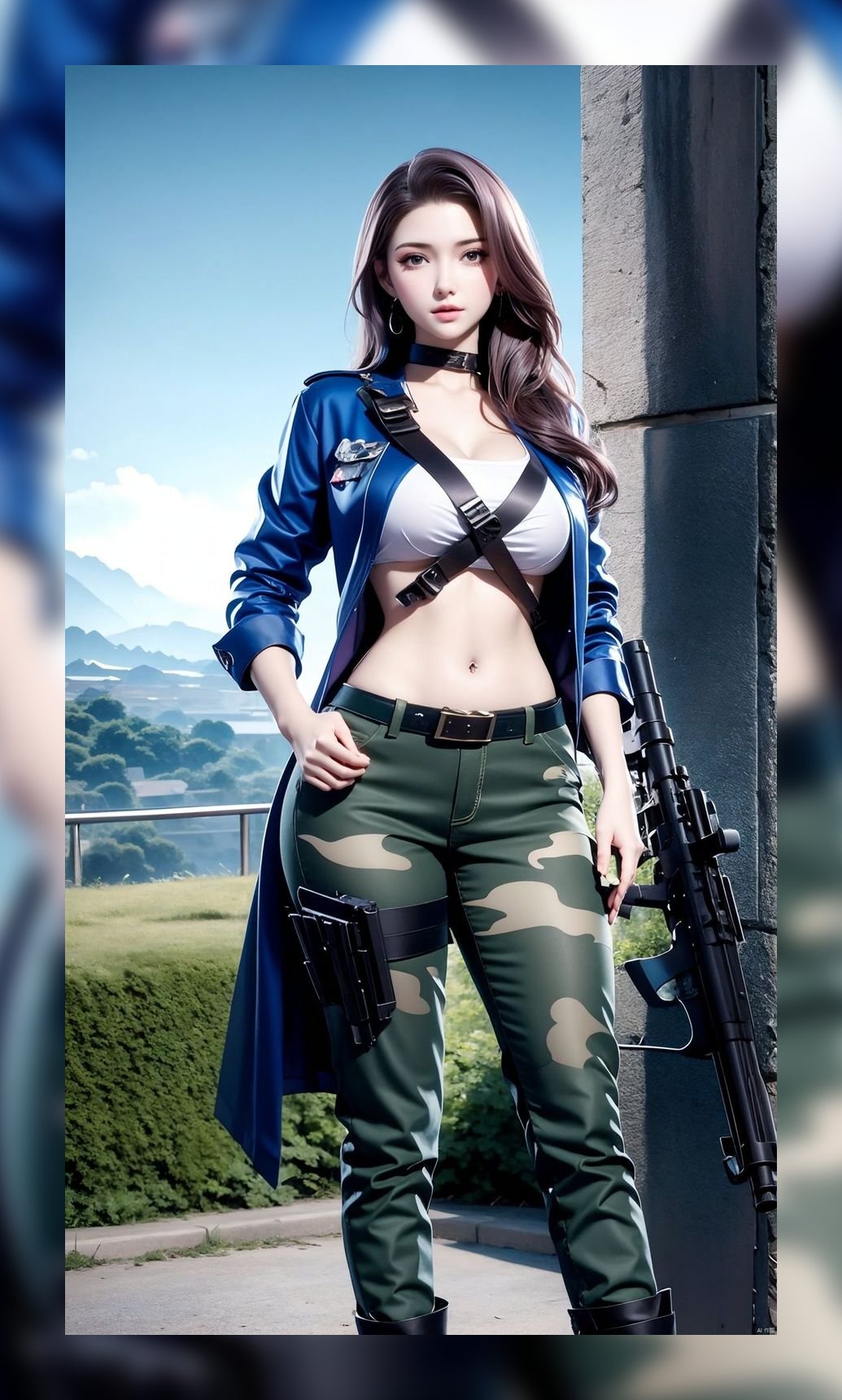 精致ai女生穿越火线云悠悠8k打包壁纸