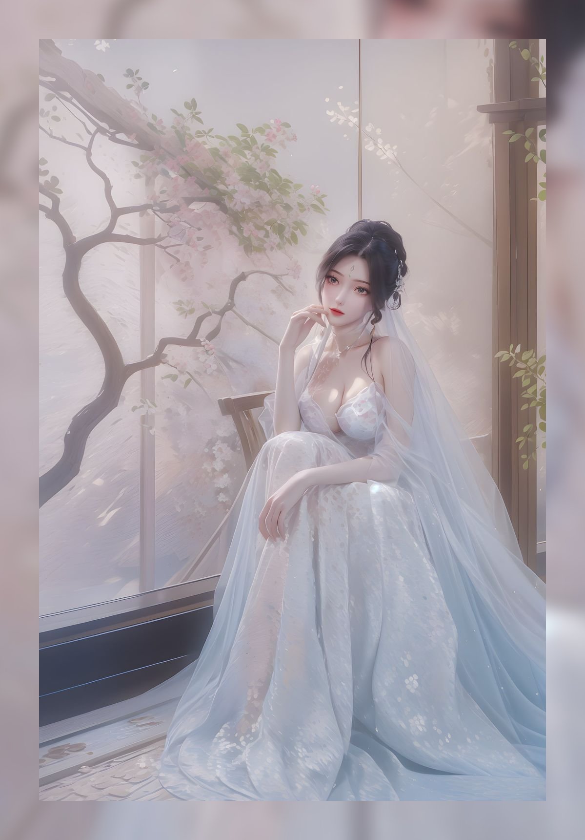 国潮ai桌布完美世界柳神超清4k图包壁纸