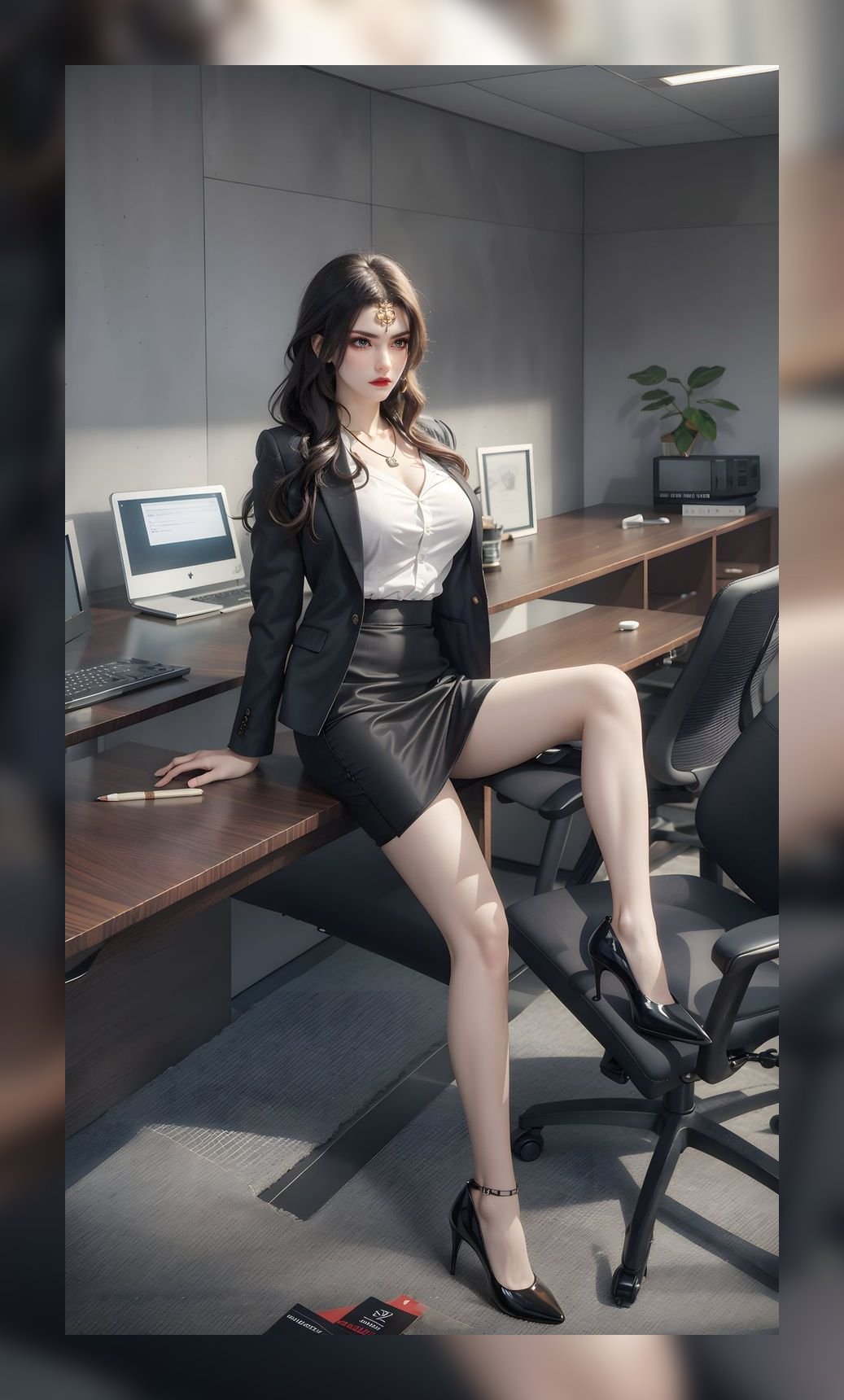 国潮ai桌布斗破苍穹美杜莎高清4k图包打包