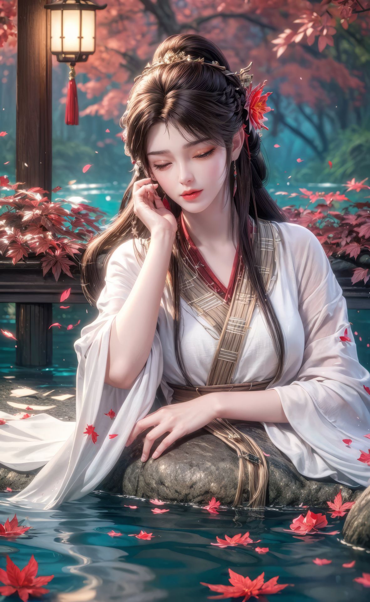 热门ai素材完美世界火灵儿高分辨率4k壁纸下载
