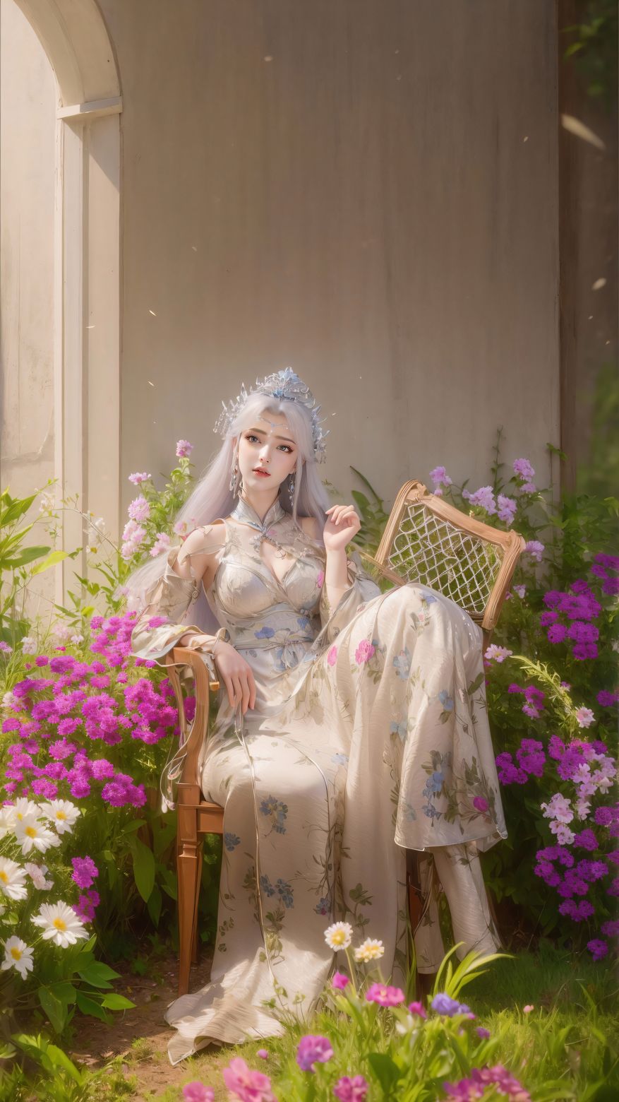 精致ai作品百炼成神宁雨蝶超清晰8k图包壁纸