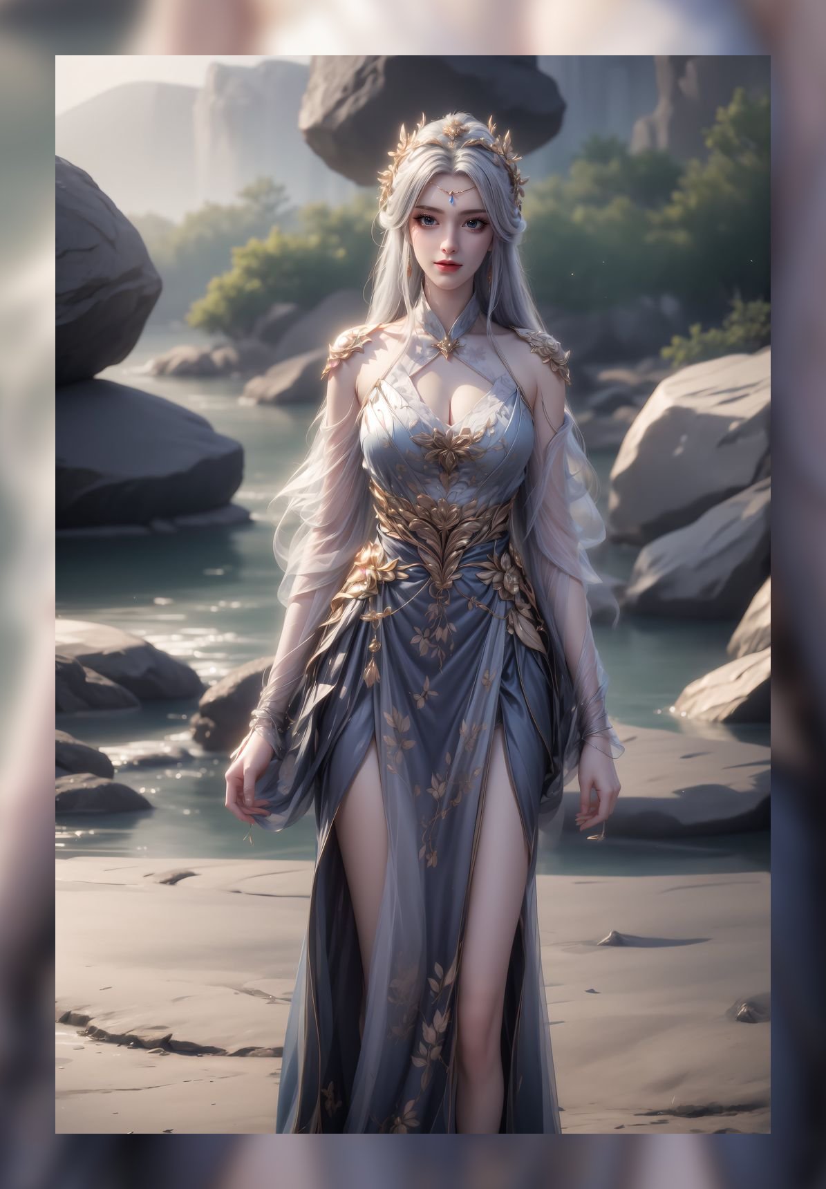 炫酷的性感百炼成神宁雨蝶8k图包壁纸