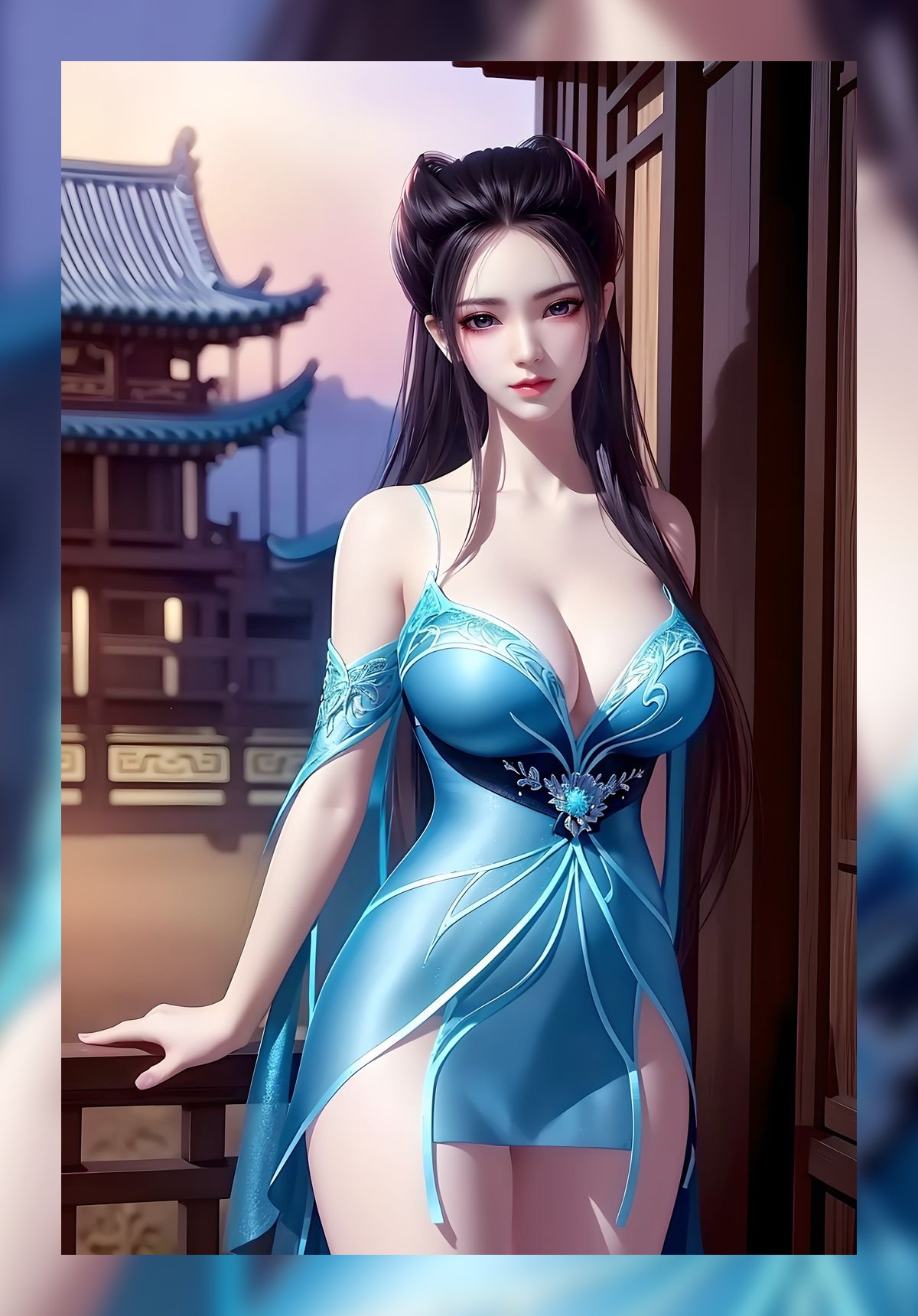 新出炉ai作品天行九歌焰灵姬8k壁纸下载