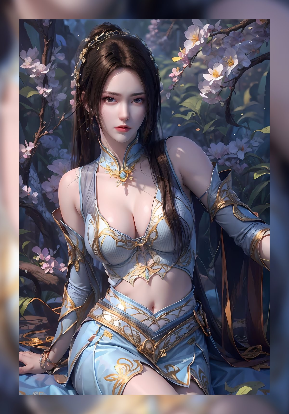 精美的ai生成斗破苍穹纳兰嫣然优质8k图包打包