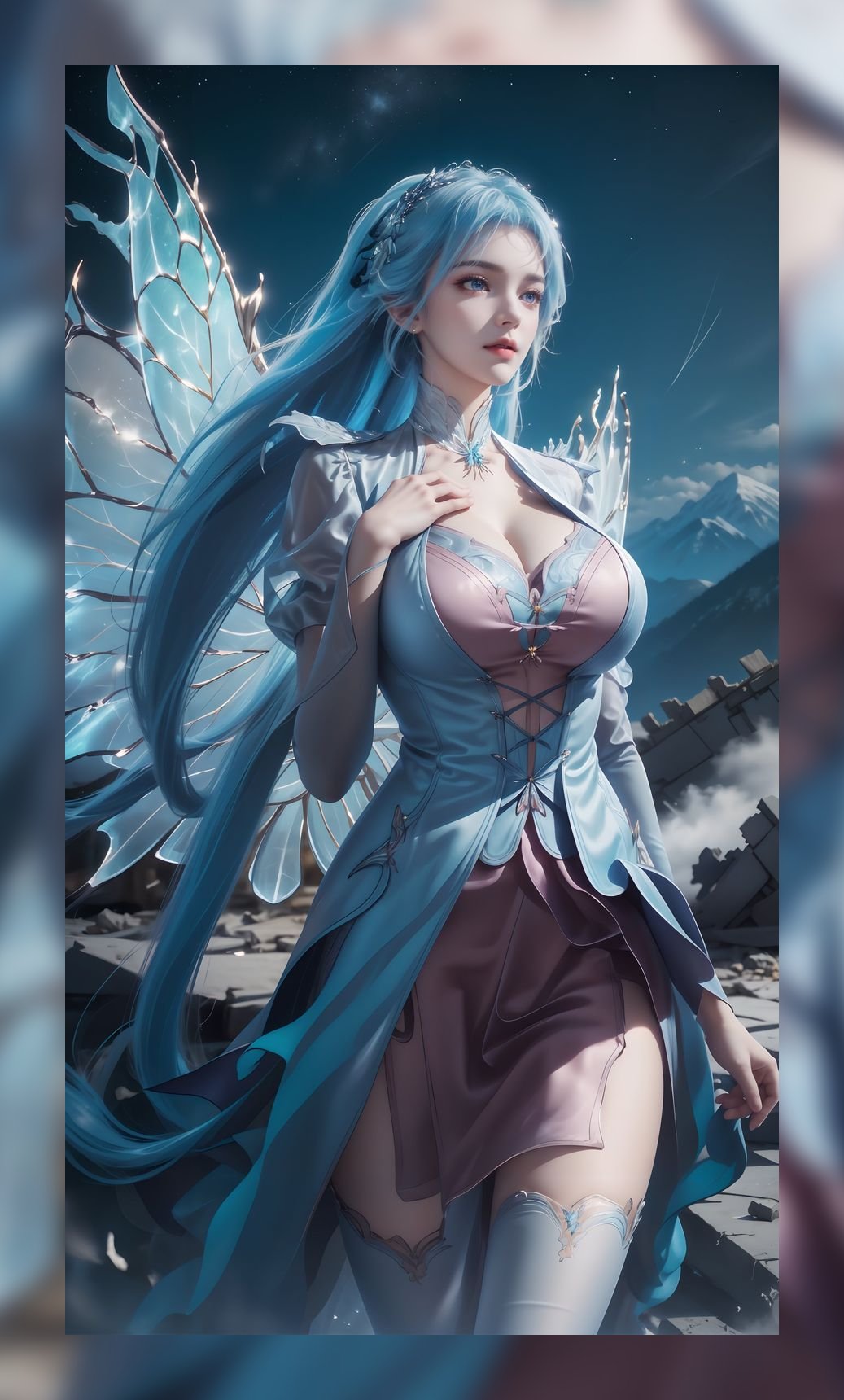 最新ai生成绝世唐门唐舞桐精美6k打包下载