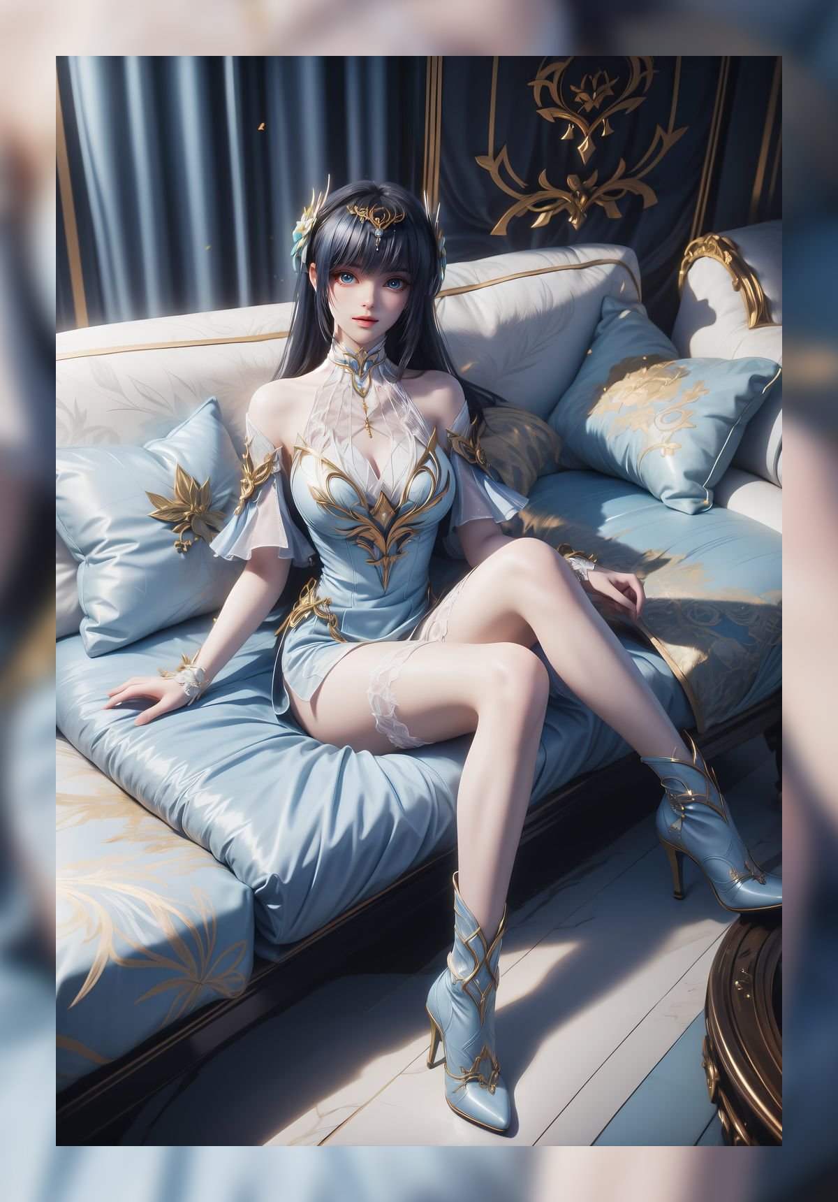 精美的多场景神印王座枫玲儿超清晰6k壁纸下载