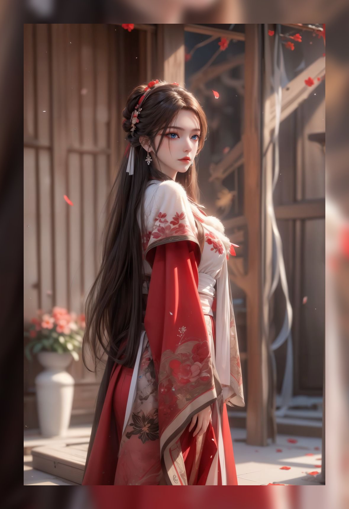 精致ai女生元龙蔷薇高分辨率8k图包下载
