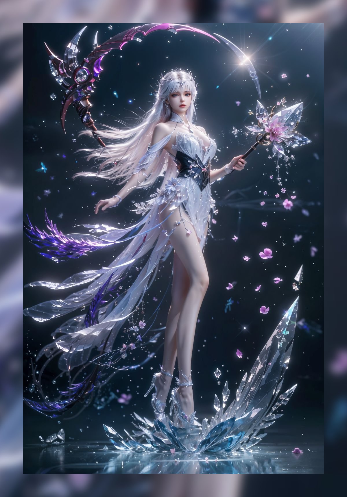 国风建模脸神印王座圣采儿超清8k打包壁纸