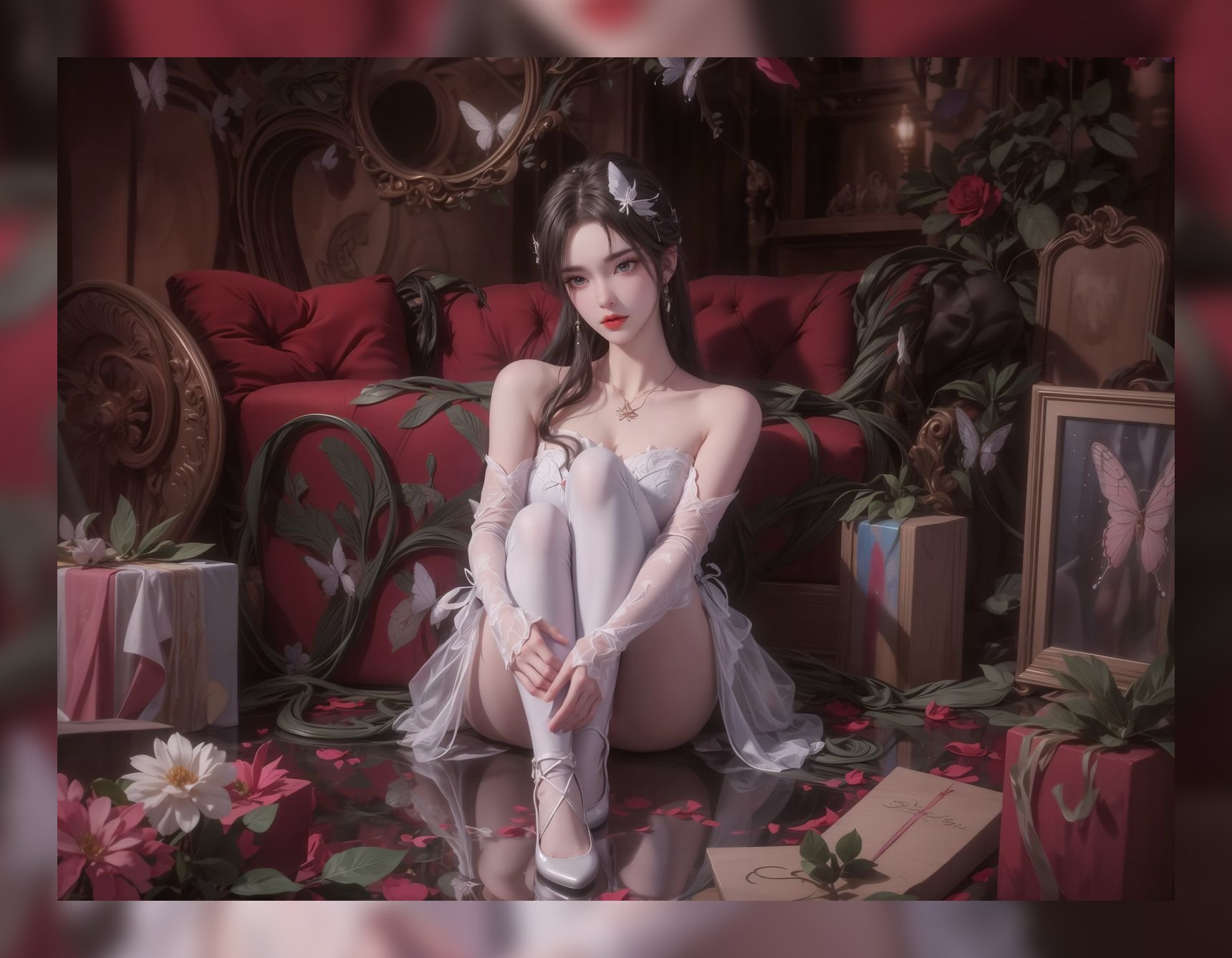 国潮建模脸完美世界清漪超清晰8k压缩打包