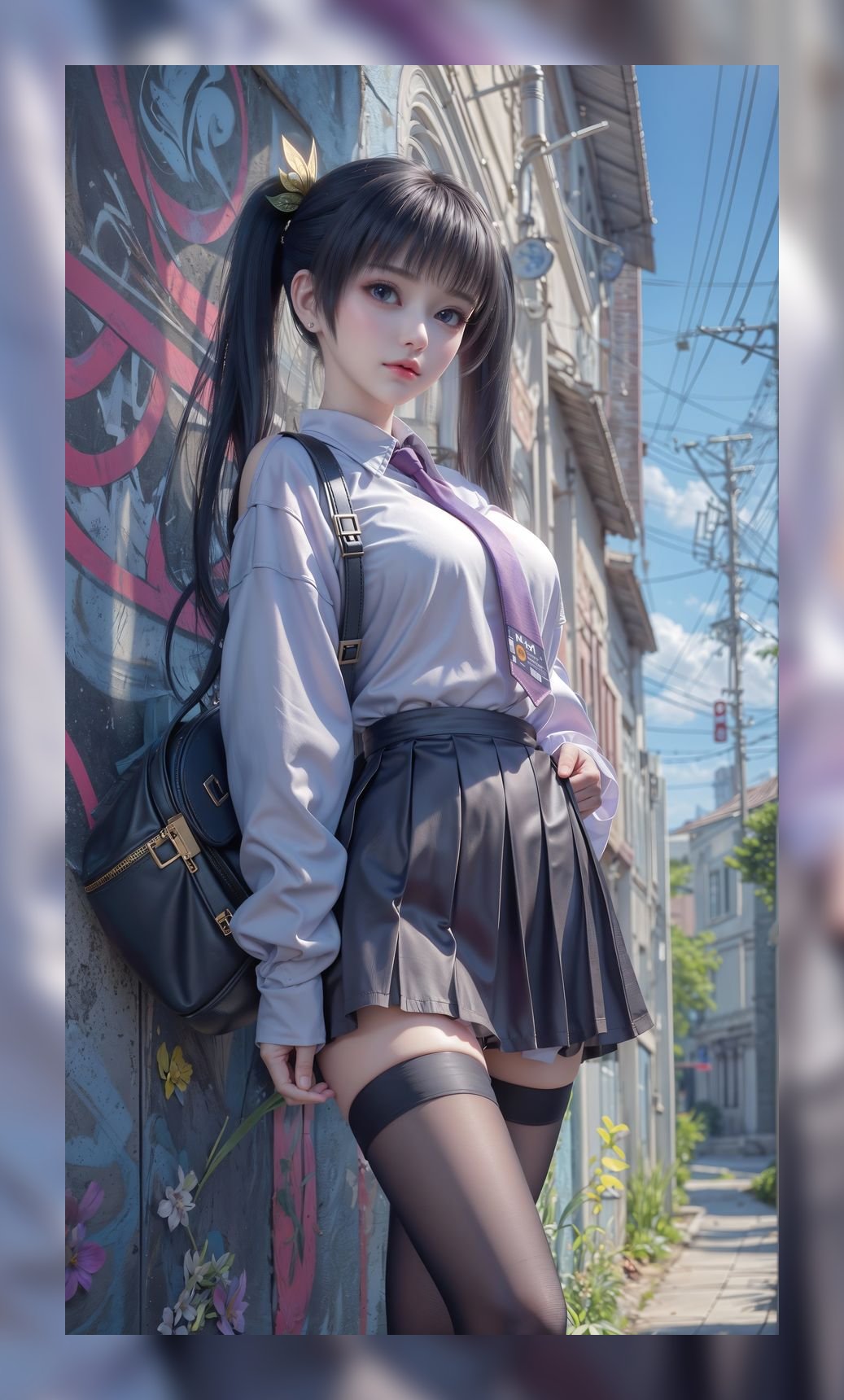 高品质ai作品斗破苍穹紫妍超清6k壁纸打包