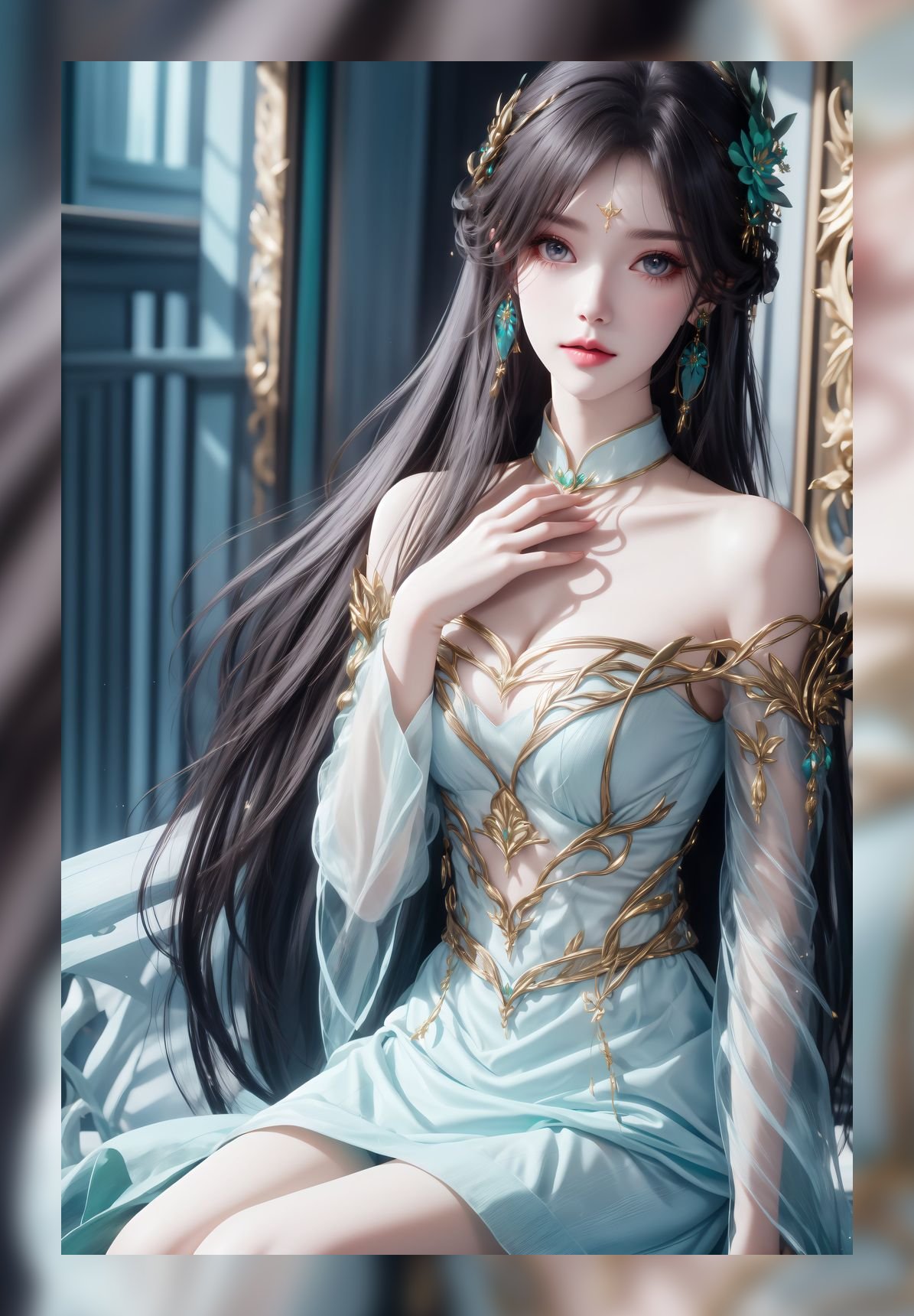 炸裂的ai素材斗破苍穹萧薰儿高质量6k图包壁纸