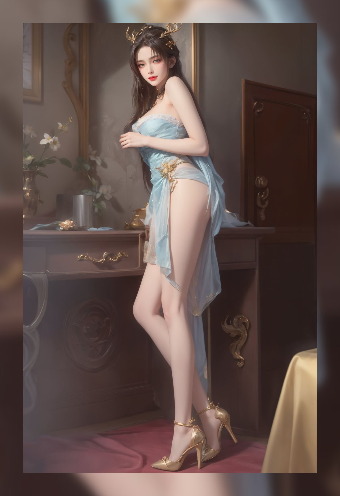 精美的素材完美世界天狐仙子高分辨率6k图包下载