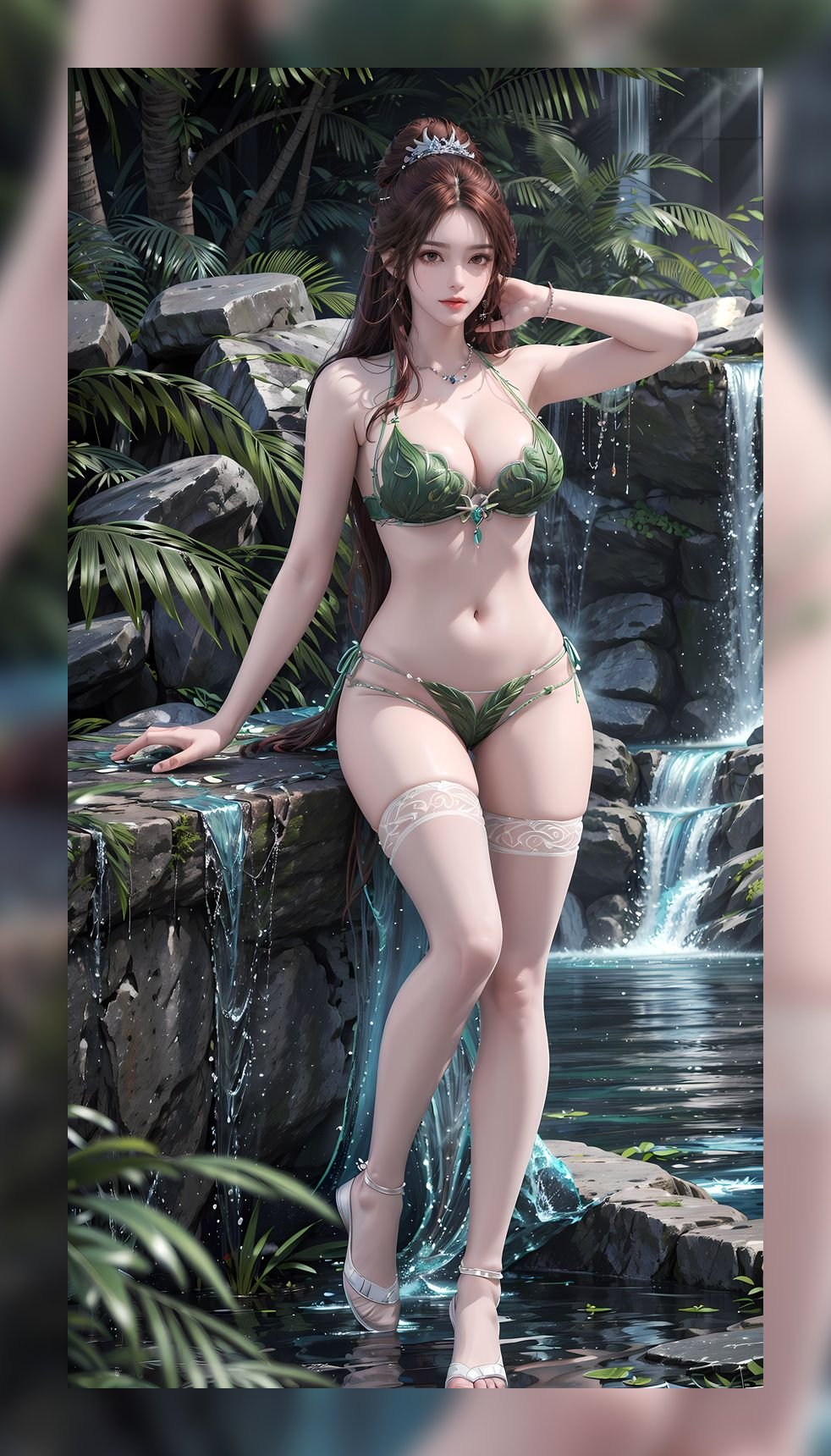 最新ai作品完美世界叶倾仙超清晰8k壁纸打包