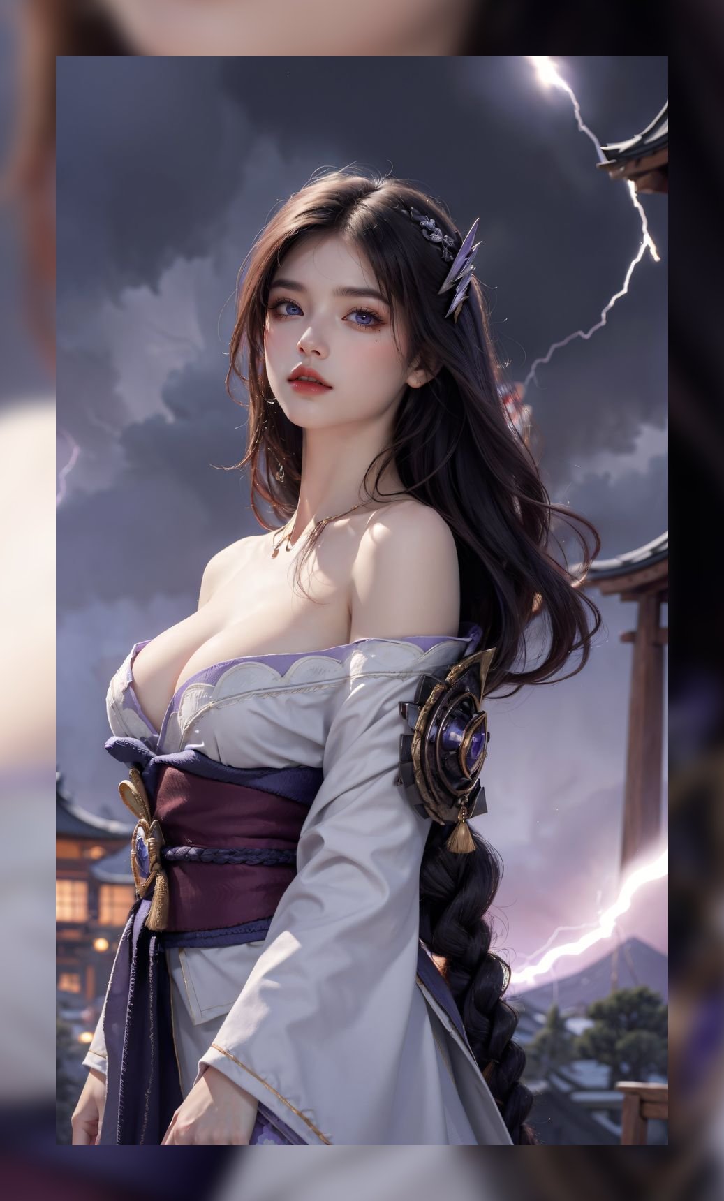 国潮建模身材原神雷电将军高质量8k整理打包