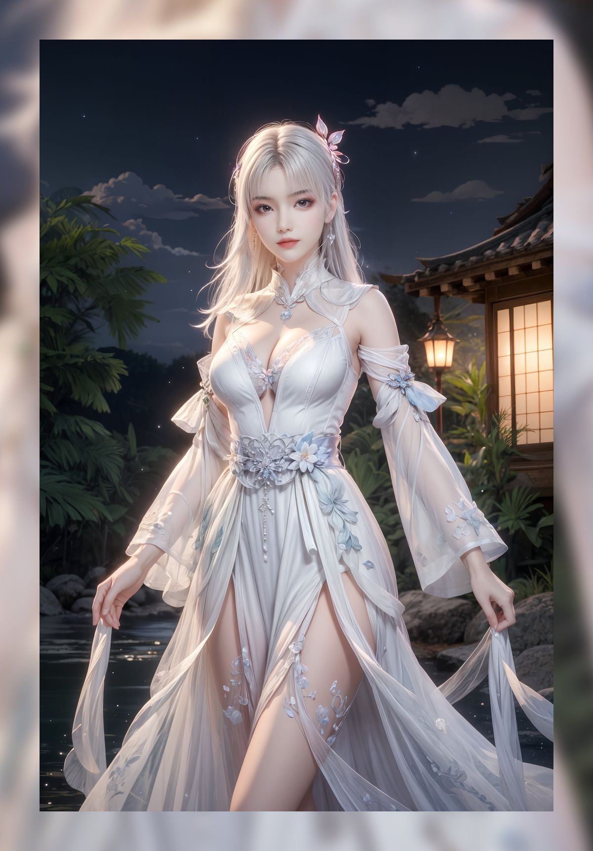 国潮ai绘画斗破苍穹小医仙超清6k打包壁纸