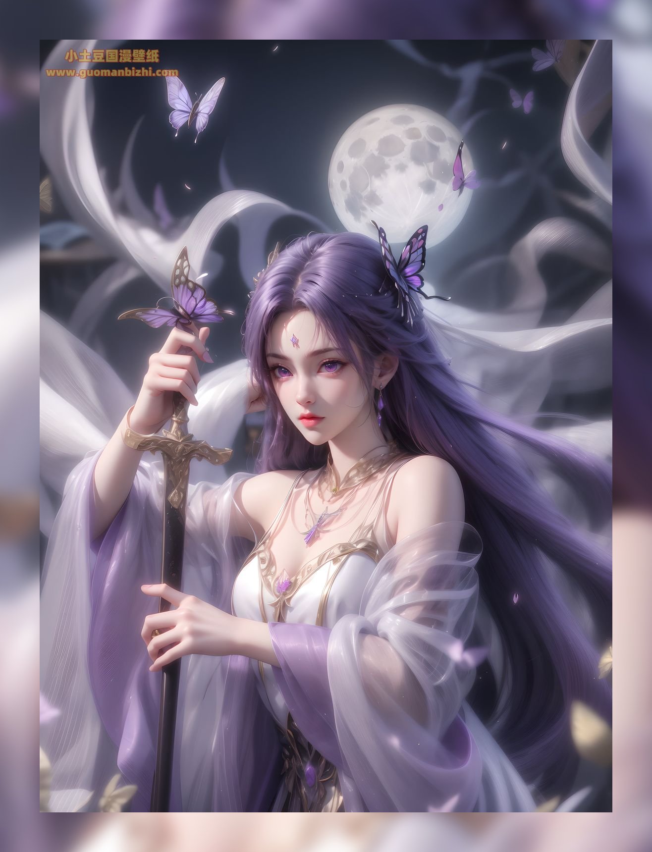 精致ai美女完美世界云曦超清6k图包壁纸