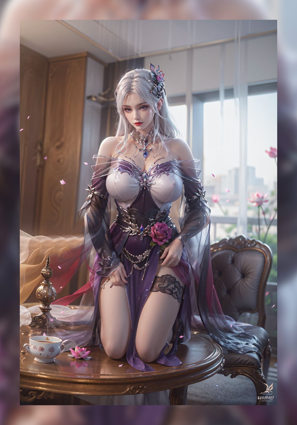 高品质ai壁纸斗破苍穹小医仙超清6k壁纸打包