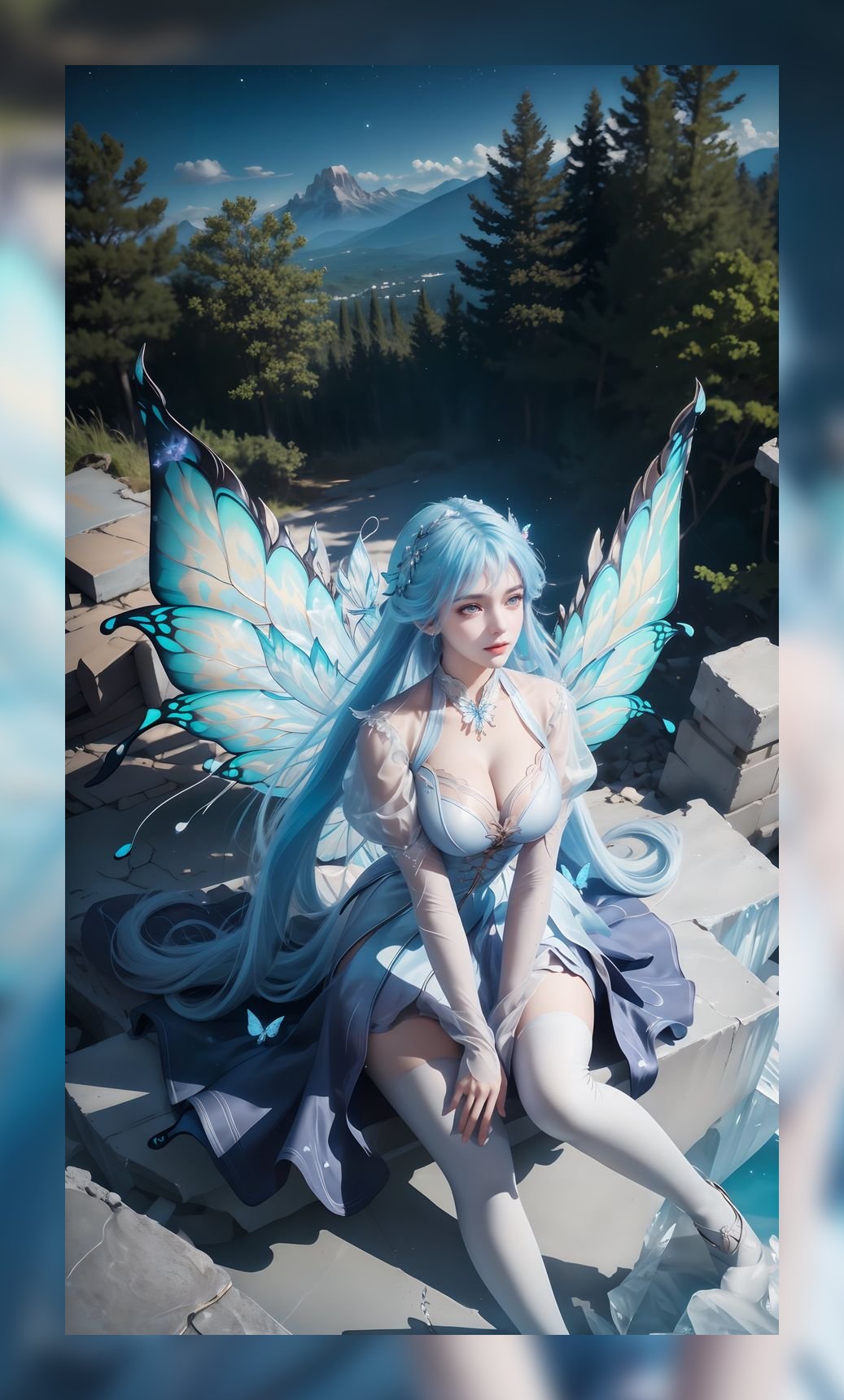 优秀的ai作品绝世唐门唐舞桐精美4k打包壁纸