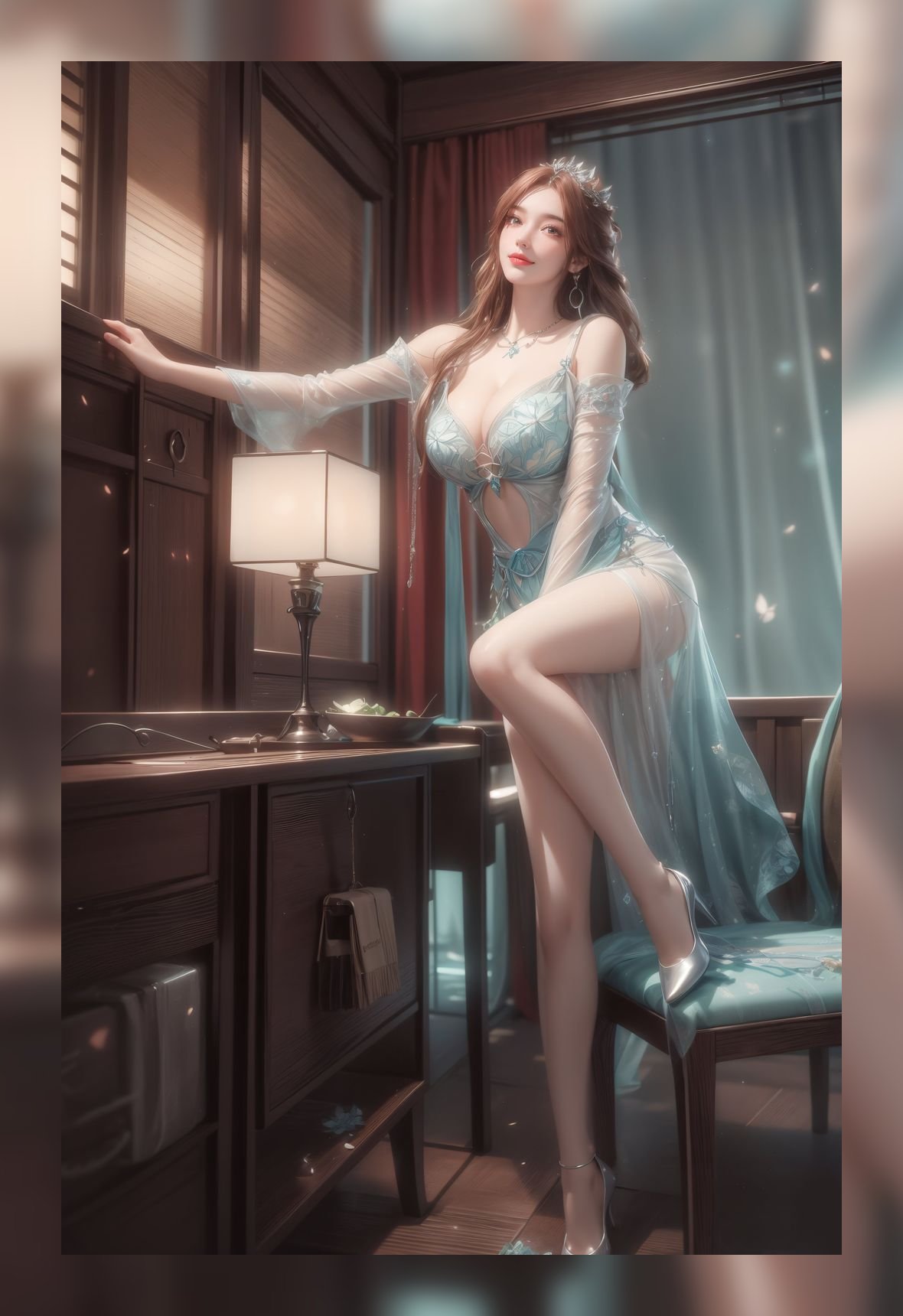 炸裂的建模脸完美世界叶倾仙精美8k壁纸网盘下载