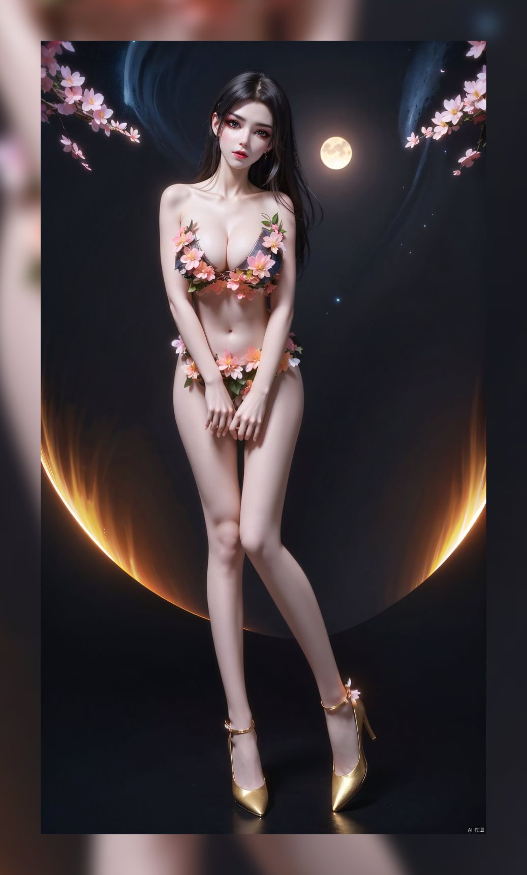 国潮ai桌布斗破苍穹美杜莎高分辨率8k图包壁纸