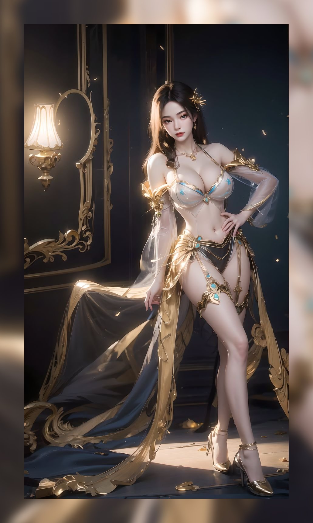 精美的ai女神遮天姚曦高清8k壁纸下载