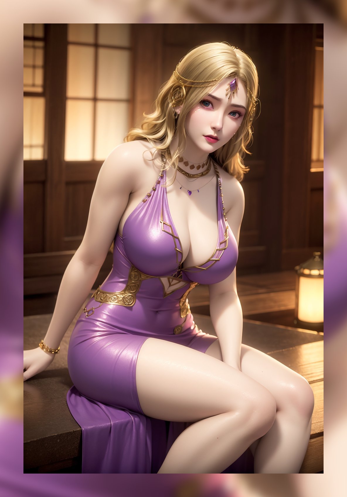 国潮素材紫川卡丹超清晰4k壁纸下载