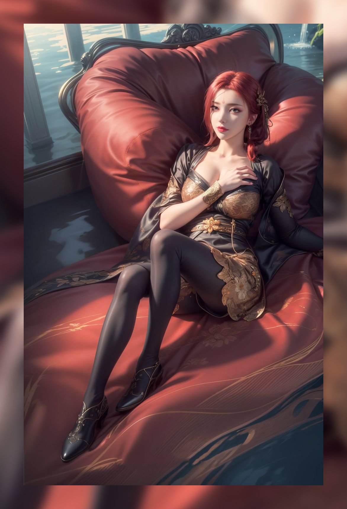 炸裂的ai生成斗破苍穹雅菲超清晰6k壁纸下载