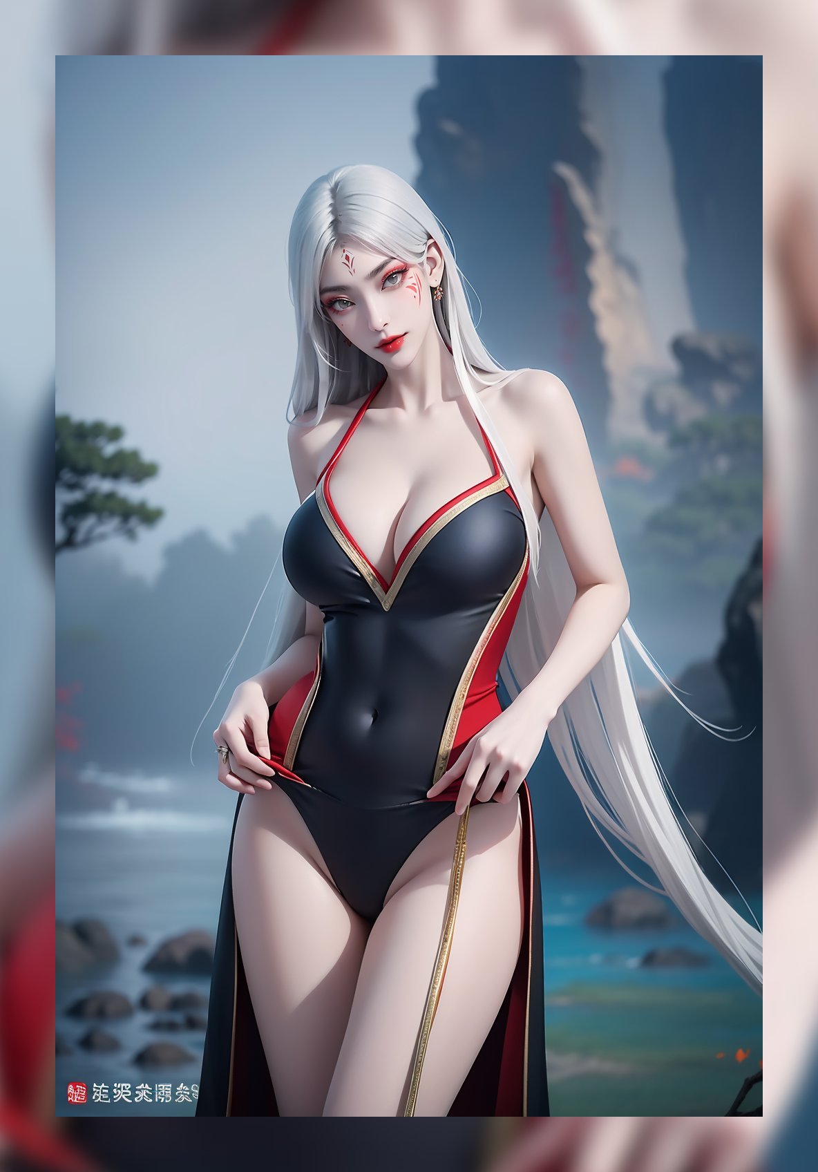 热门ai女神诛仙小白高清6k壁纸下载