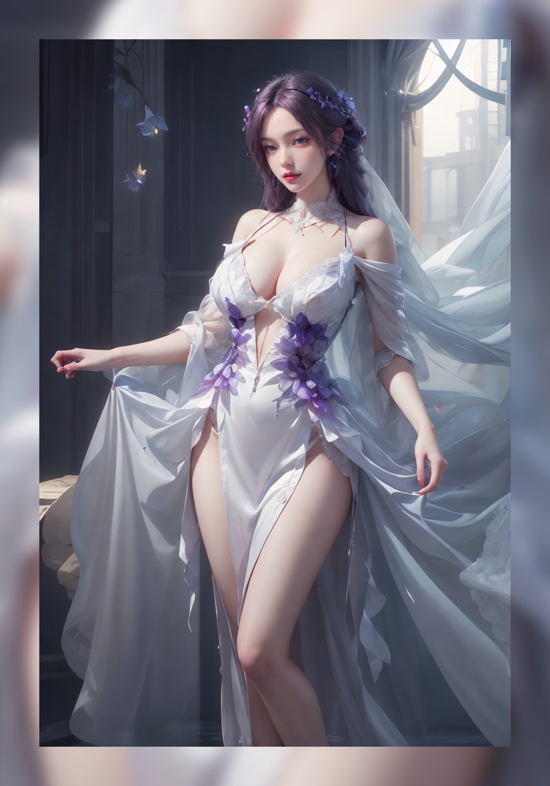 新出炉ai桌布完美世界云曦超清晰8k壁纸下载