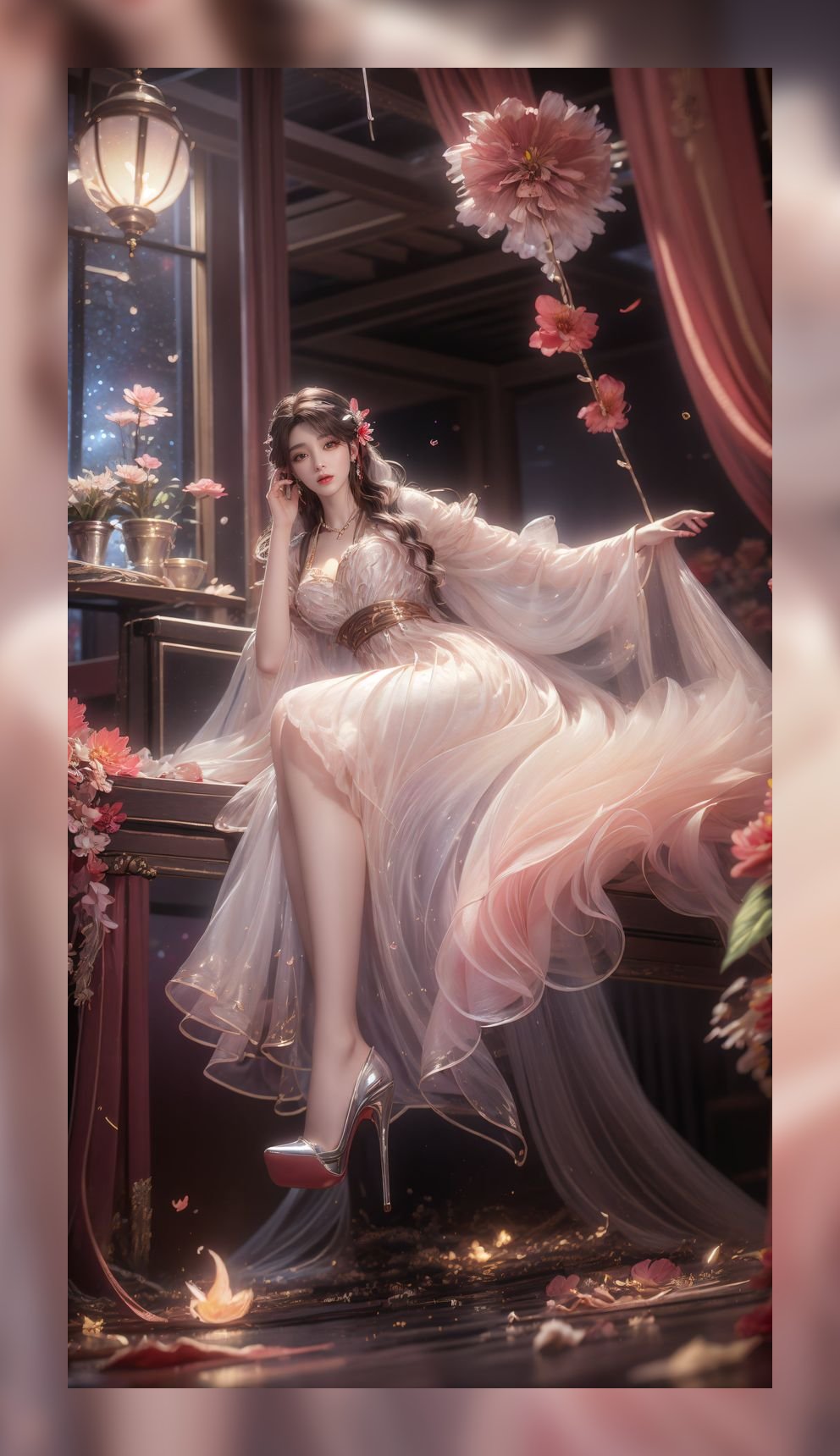 精美的素材完美世界火灵儿高分辨率6k壁纸网盘下载