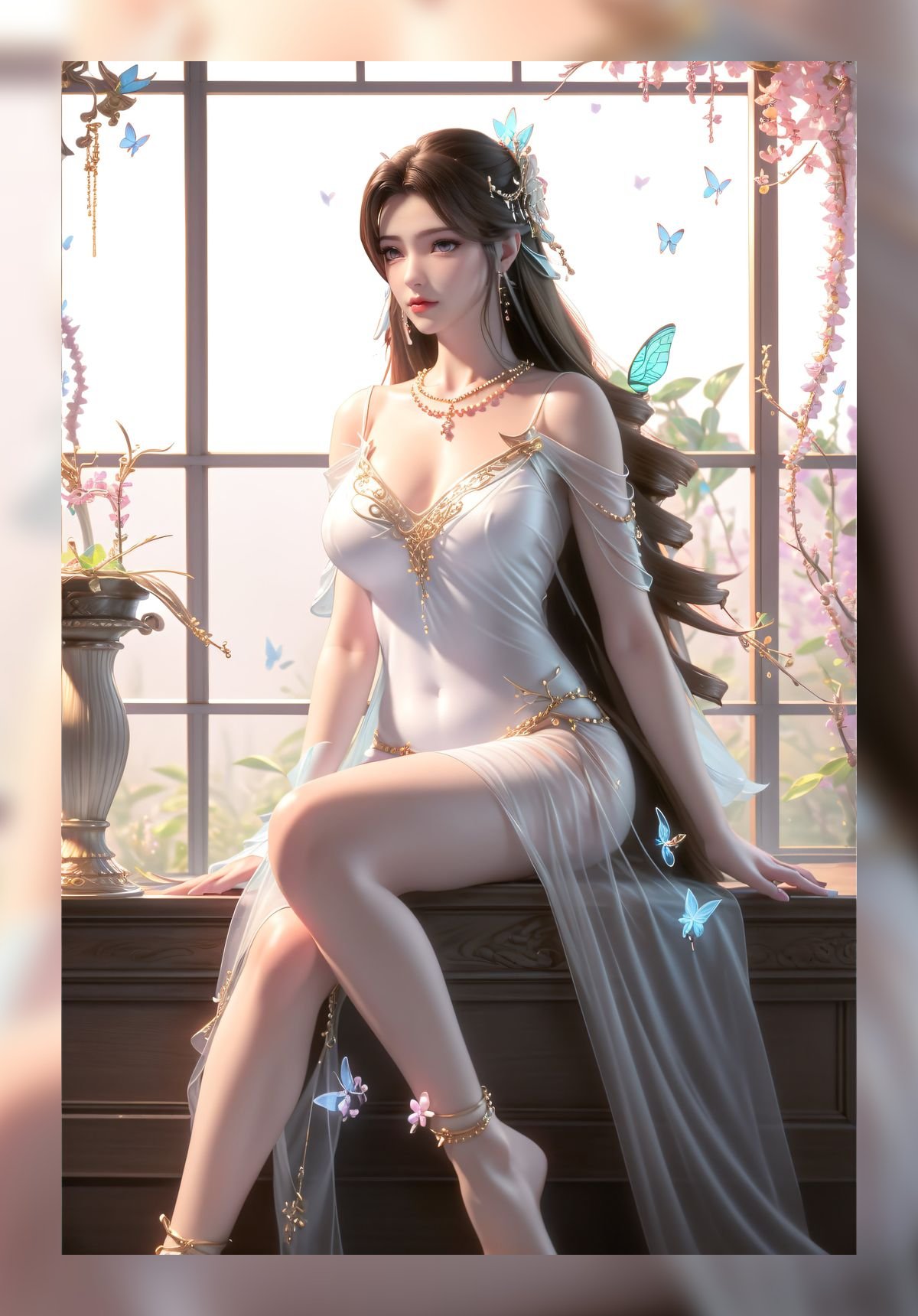 火热ai绘画百炼成神溪幼琴超清晰8k图包壁纸