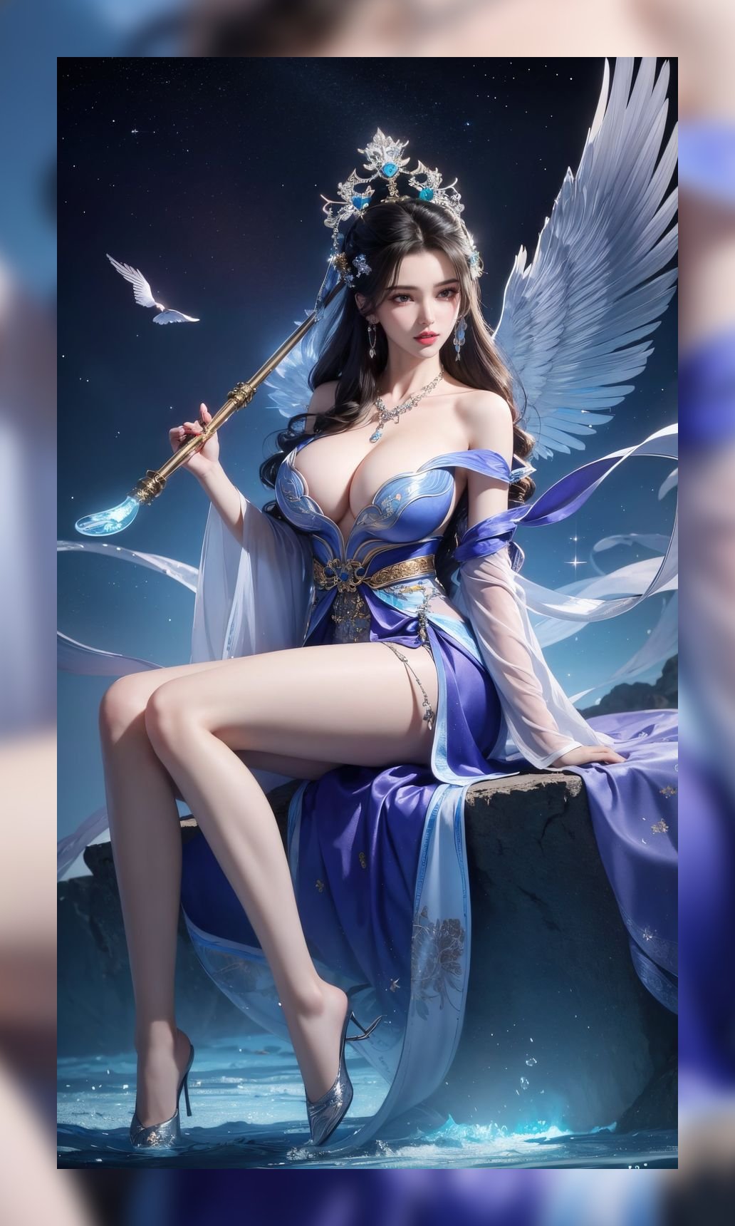 炸裂的ai壁纸仙逆李慕婉精美8k压缩打包