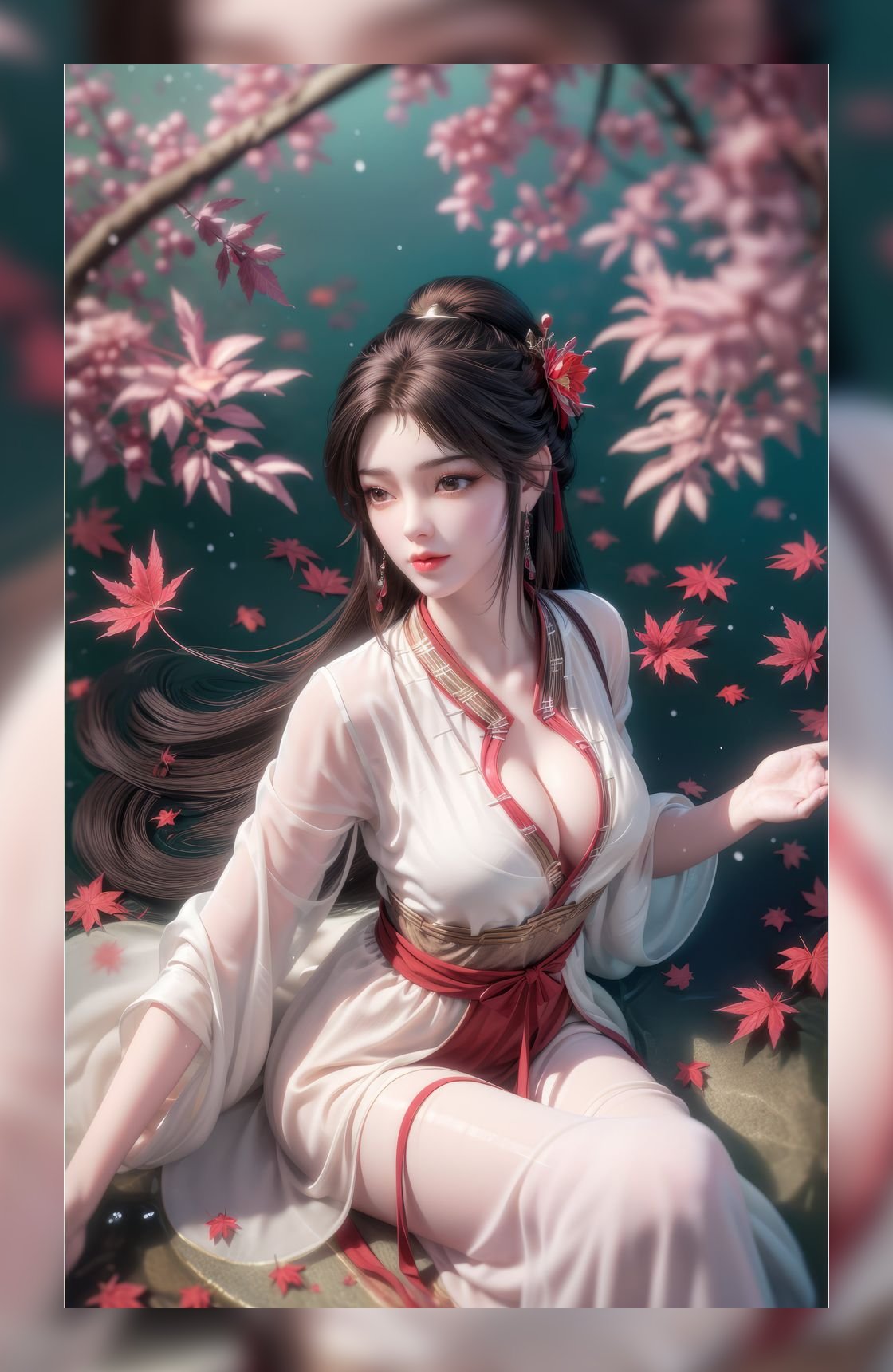 高品质ai女生完美世界火灵儿高分辨率8k打包下载